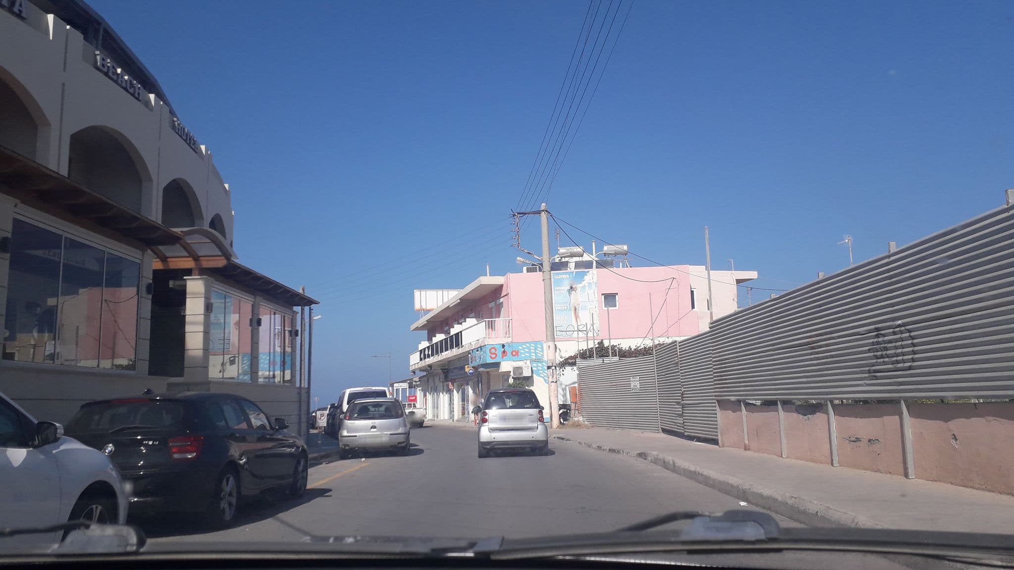 Street view near Anita Beach Hotel Adults Only, Rethymno — © jte (CC BY-SA · Mapillary)