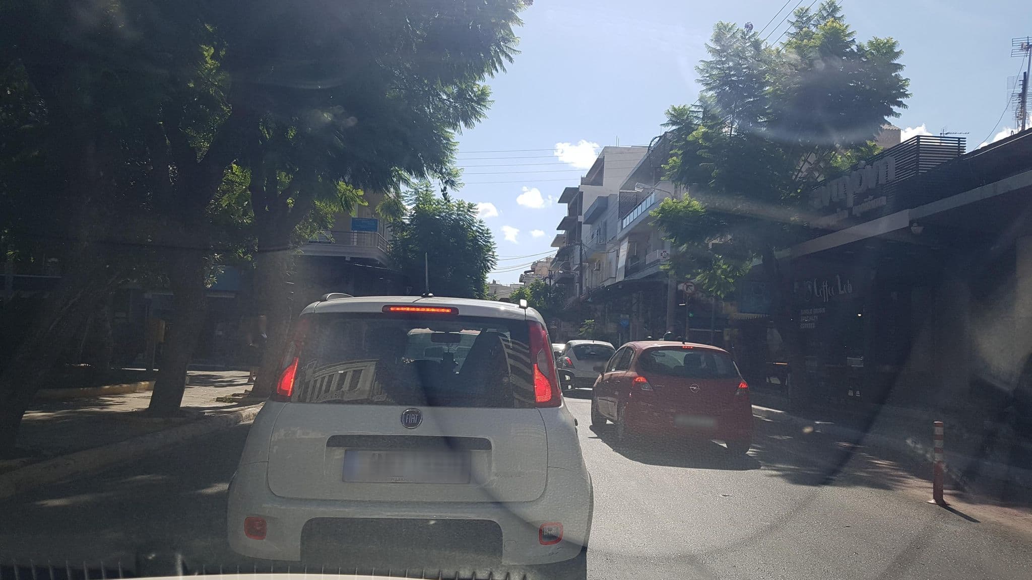 Street view near Hilton Garden Inn Chania City, Chaniá — © dsmm (CC BY-SA · Mapillary)