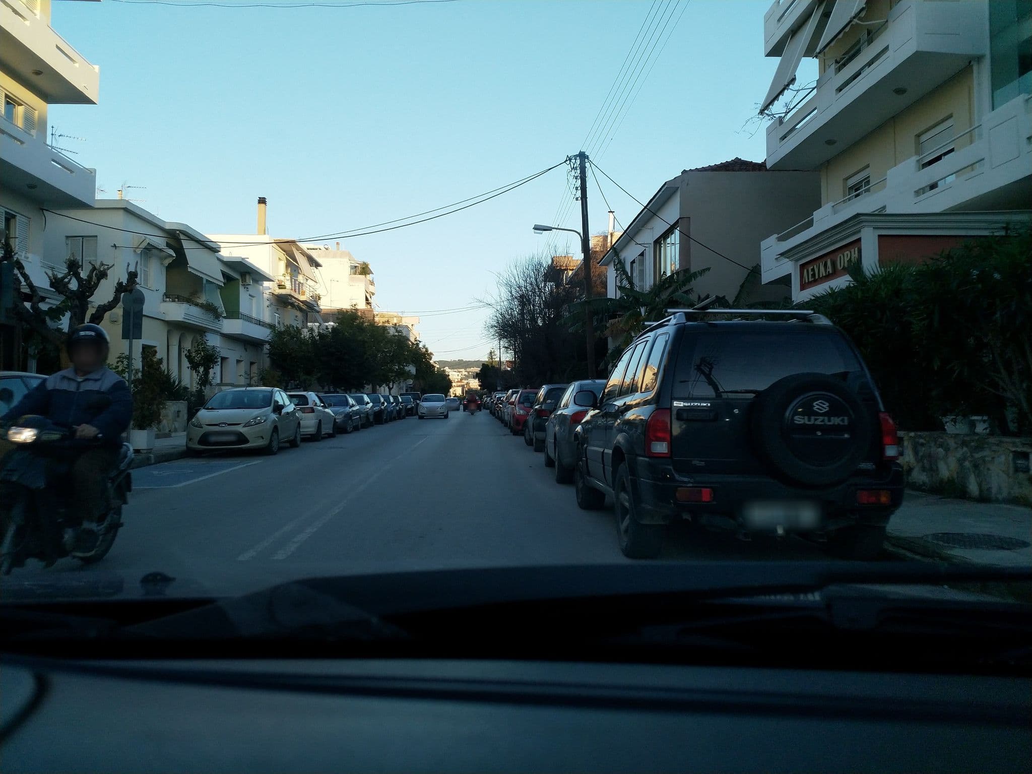 Street view near Hotel Lefka Ori - City Rooms - Chania Town, Chaniá — © grkpete (CC BY-SA · Mapillary)