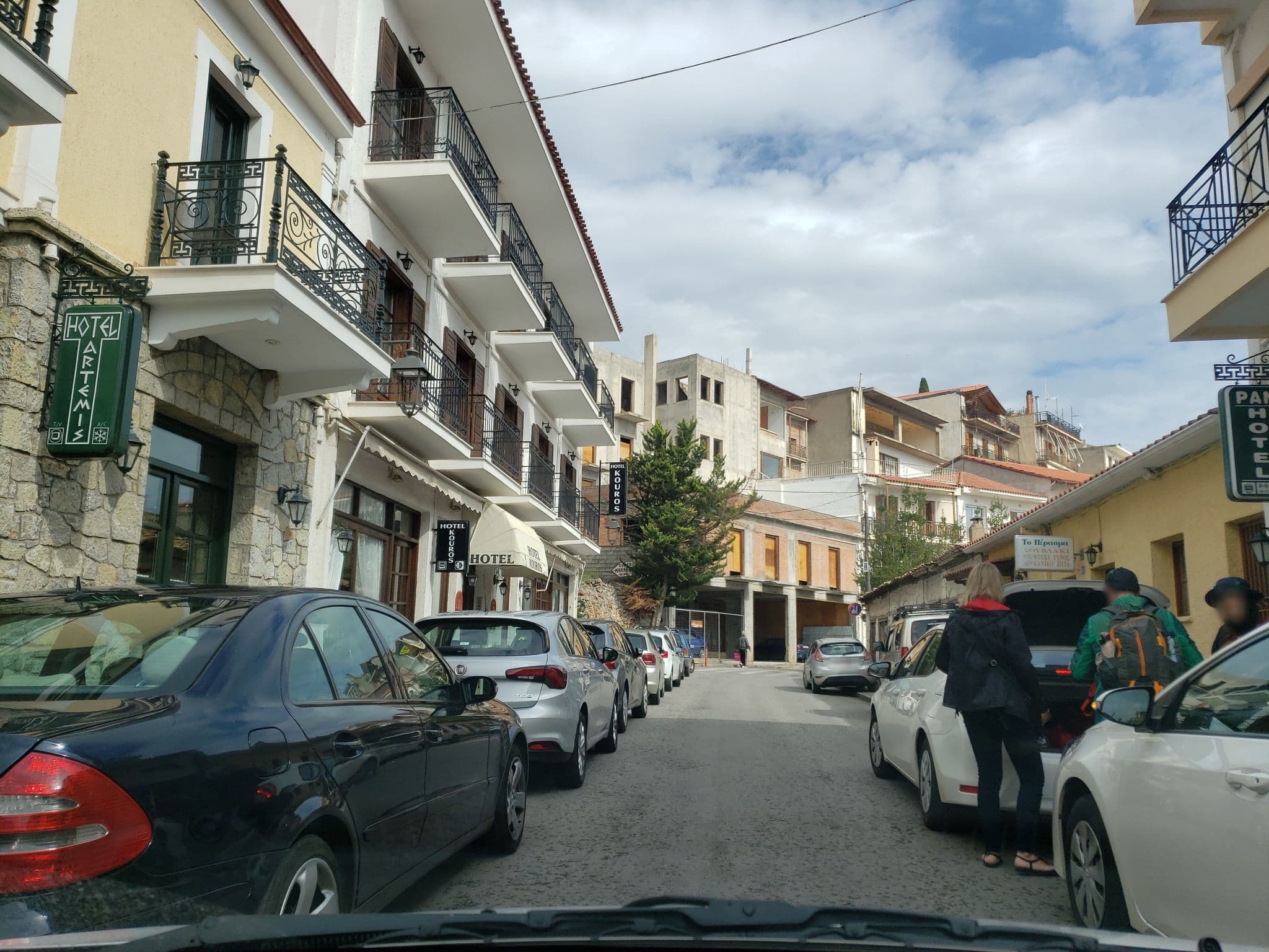 Street view near Artemis Hotel, 60 Vasileos Pavlou & Friderikis Str, Delphi — © muthu (CC BY-SA · Mapillary)