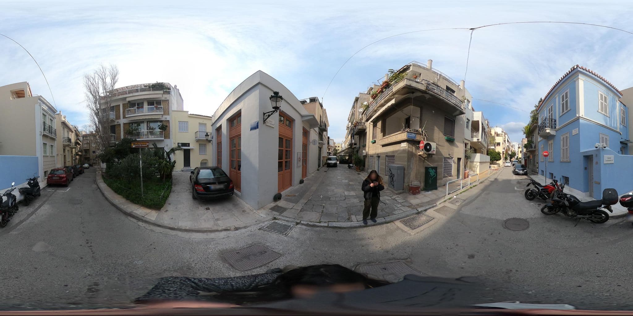 Street view near Adams hotel plaka, Athens — © sokoukou (CC BY-SA · Mapillary)