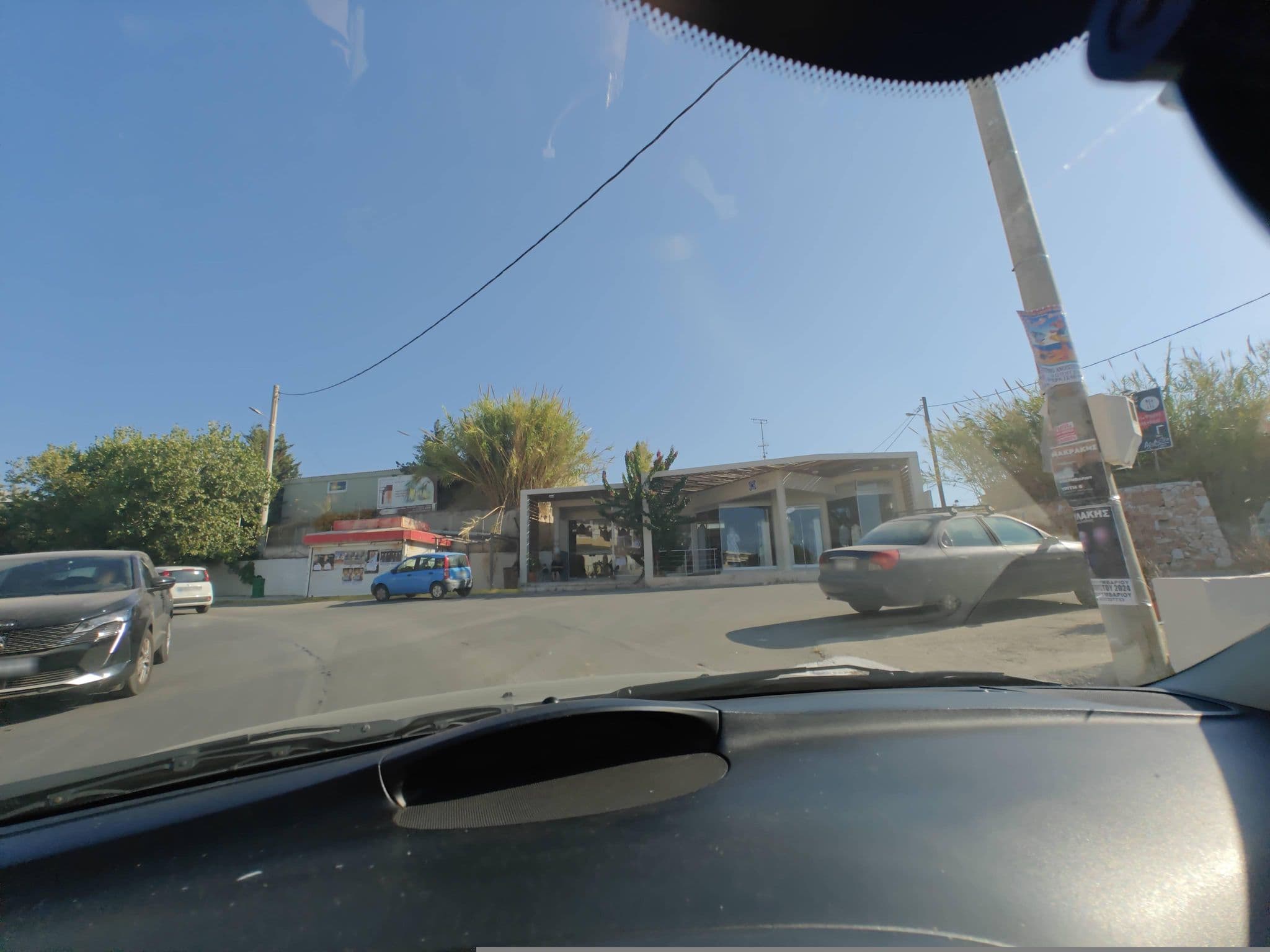 Street view near Lefka Hotel, Kolympári — © grkpete (CC BY-SA · Mapillary)