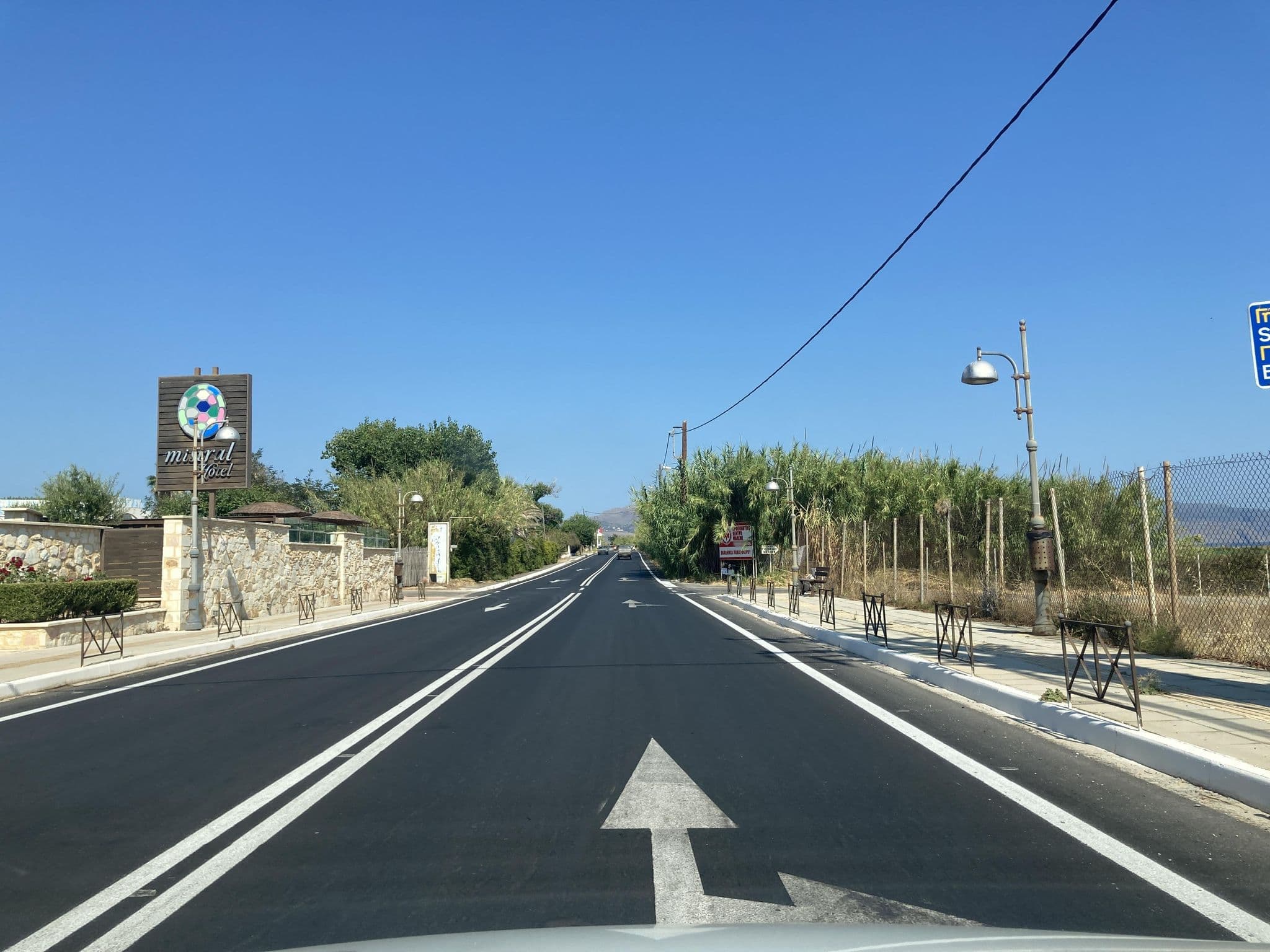 Street view near Mistral Hotel Solo Holidays, Kolympári — © fod (CC BY-SA · Mapillary)