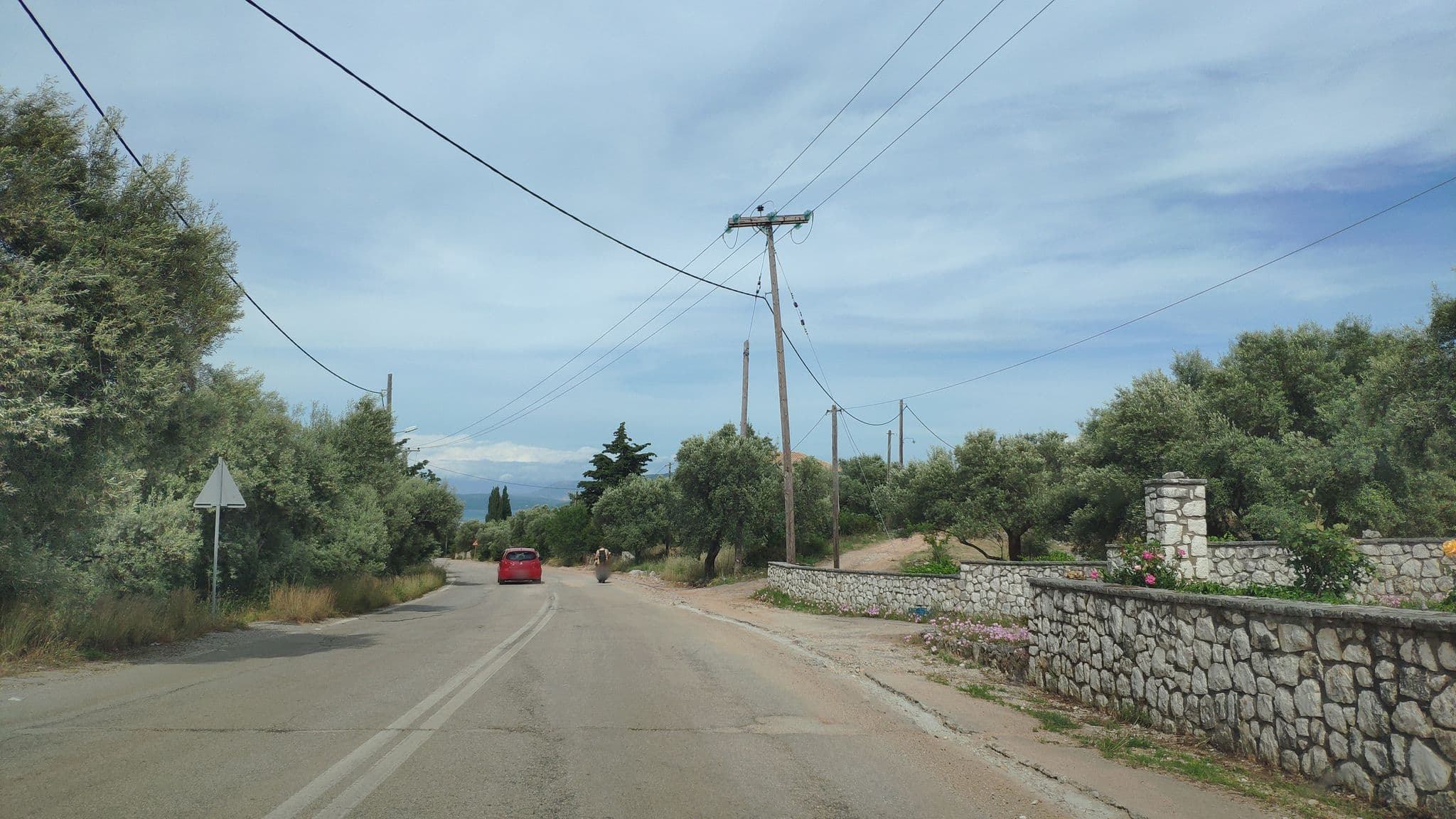 Street view near Mira Resort Lefkada, Lefkáda — © pppetros (CC BY-SA · Mapillary)