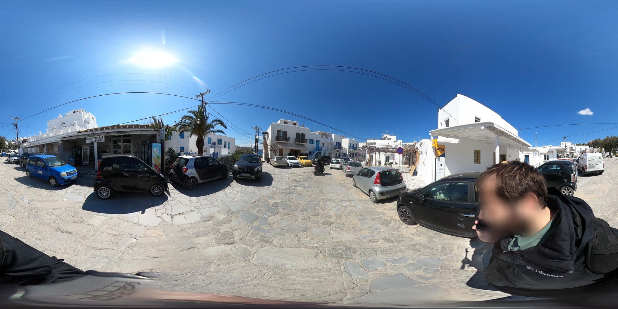 Street view near Galation Hotel Mykonos, Mykonos — © efikour (CC BY-SA · Mapillary)