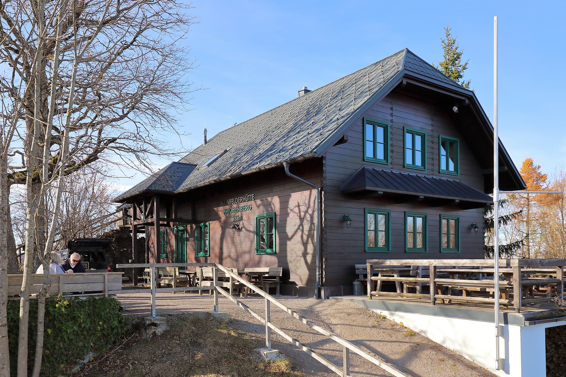 Hainfelder Hütte (via Wikimedia Commons, CC BY-SA 4.0)