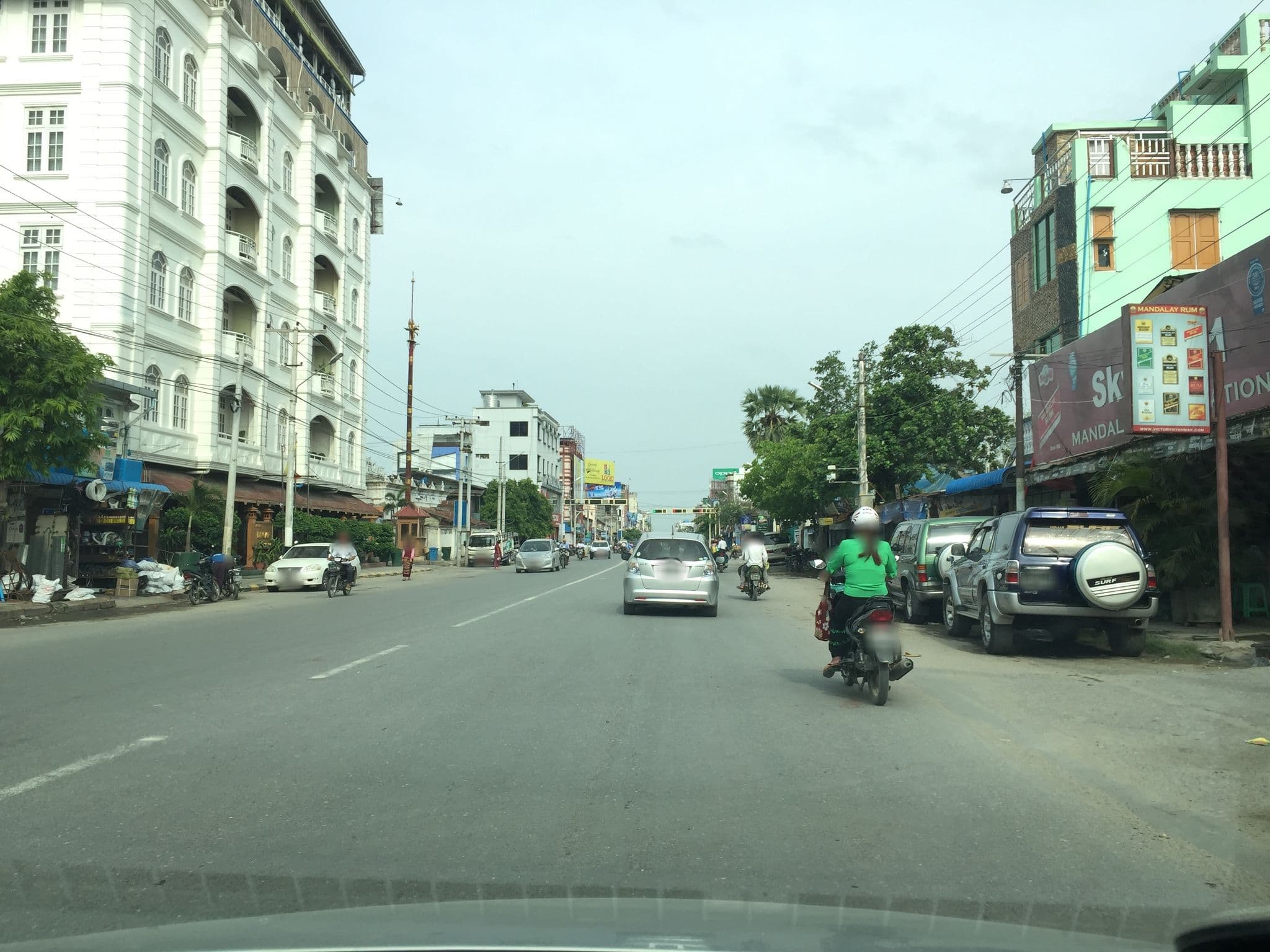 Street view near Hotel Dingar, Mandalay — © mghla (CC BY-SA · Mapillary)