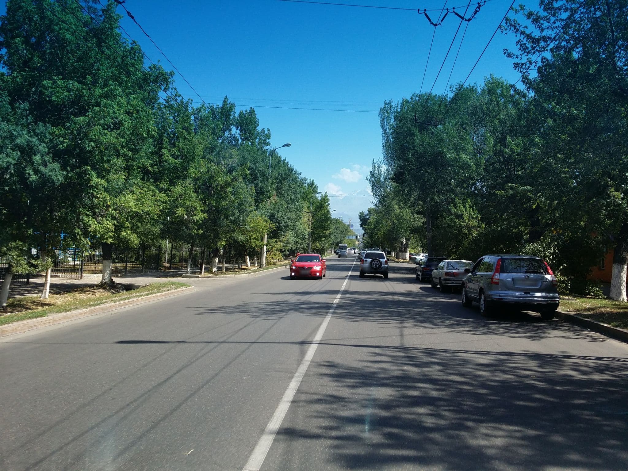 Street view near Welcome Hostel, Almaty — © b166er (CC BY-SA · Mapillary)