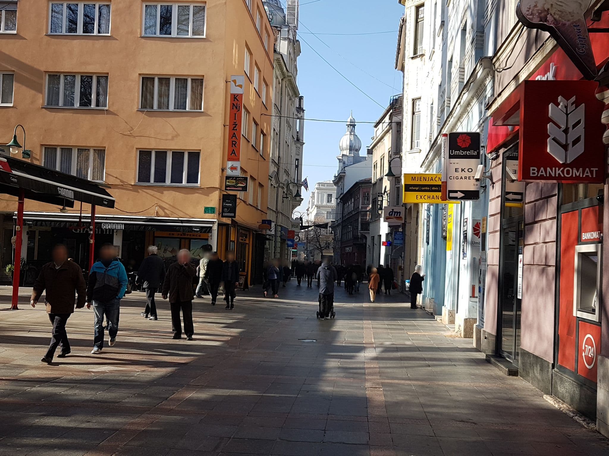 Street view near Ferhadija 31 Old town Sarajevo, Kobilja Glava — © jopparn (CC BY-SA · Mapillary)