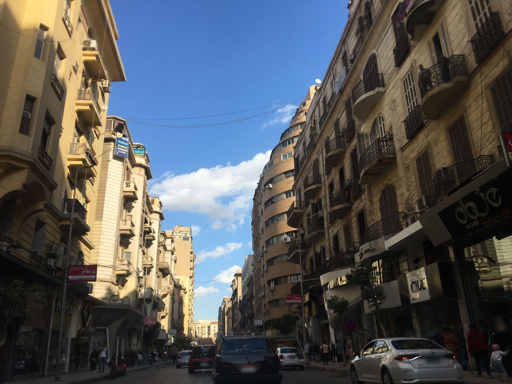 Street view near Aphrodite Boutique Hotel, Būlāq Abū al ‘Ilā — © myoussef87 (CC BY-SA · Mapillary)