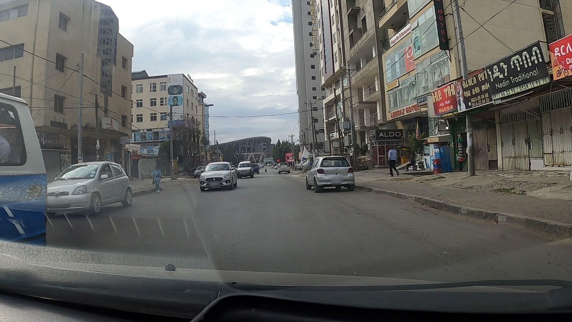 Street view near Abegaz Hotel | Hayahulet | አበጋዝ ሆቴል | ሃያሁለት, Addis Ababa — © Regatu (CC BY-SA · Mapillary)