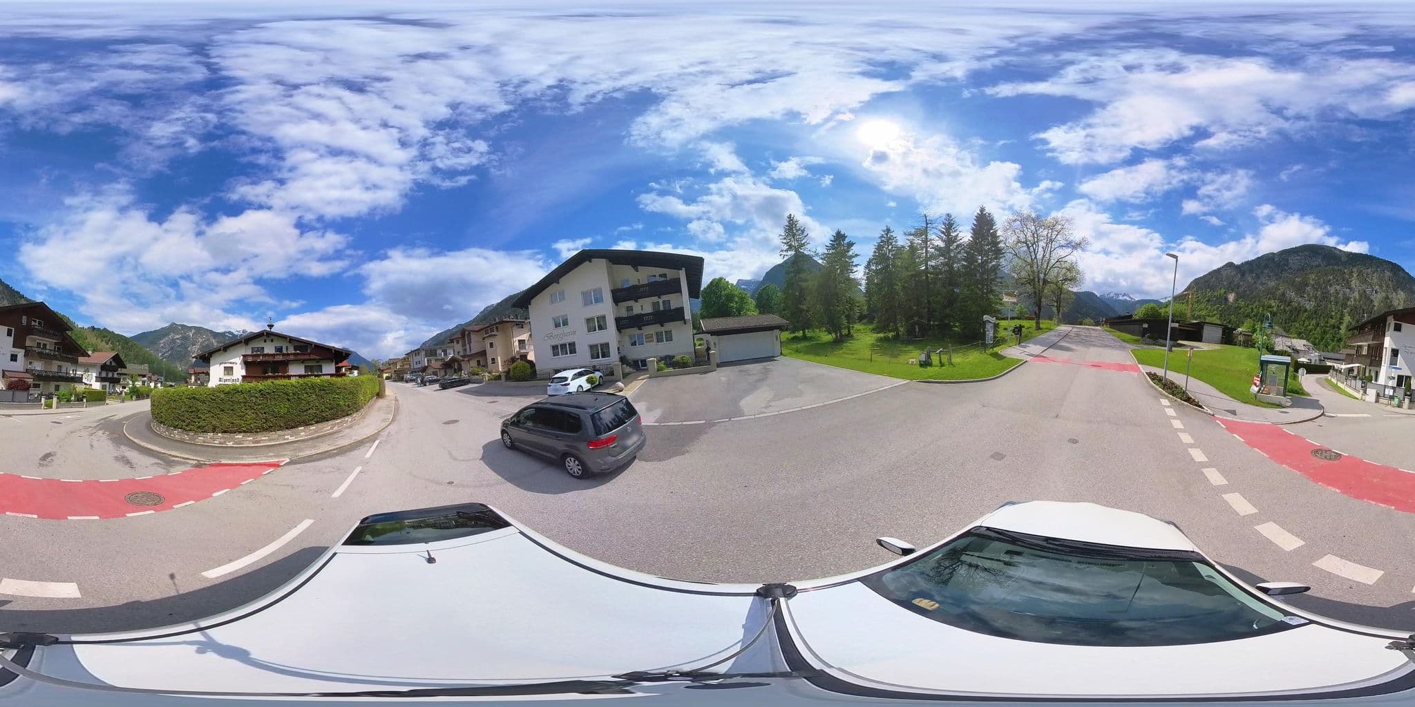 Street view near Haus Bergheim, Maurach