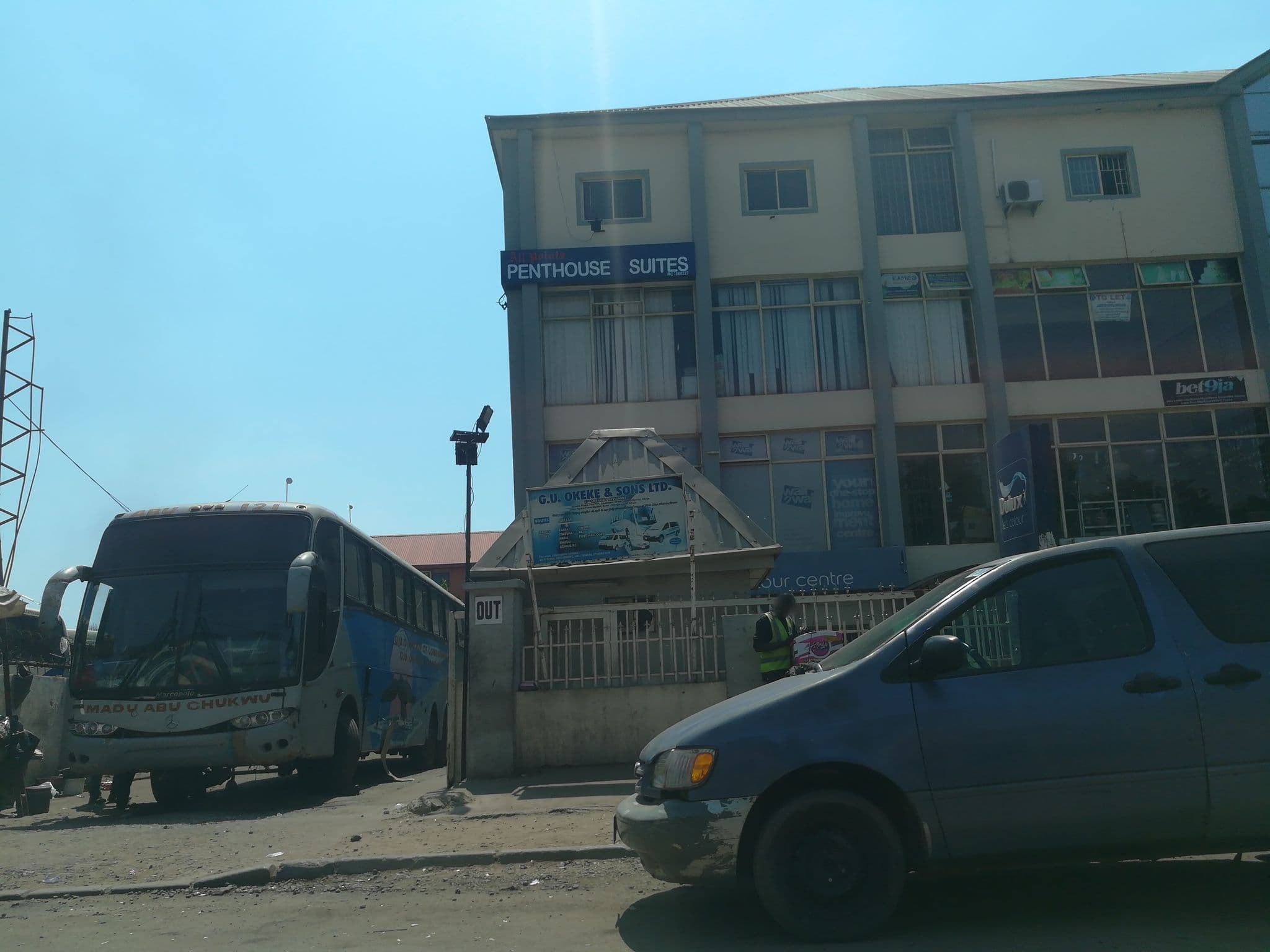 Street view near All Point Suit, Abuja — © ralebipim (CC BY-SA · Mapillary)