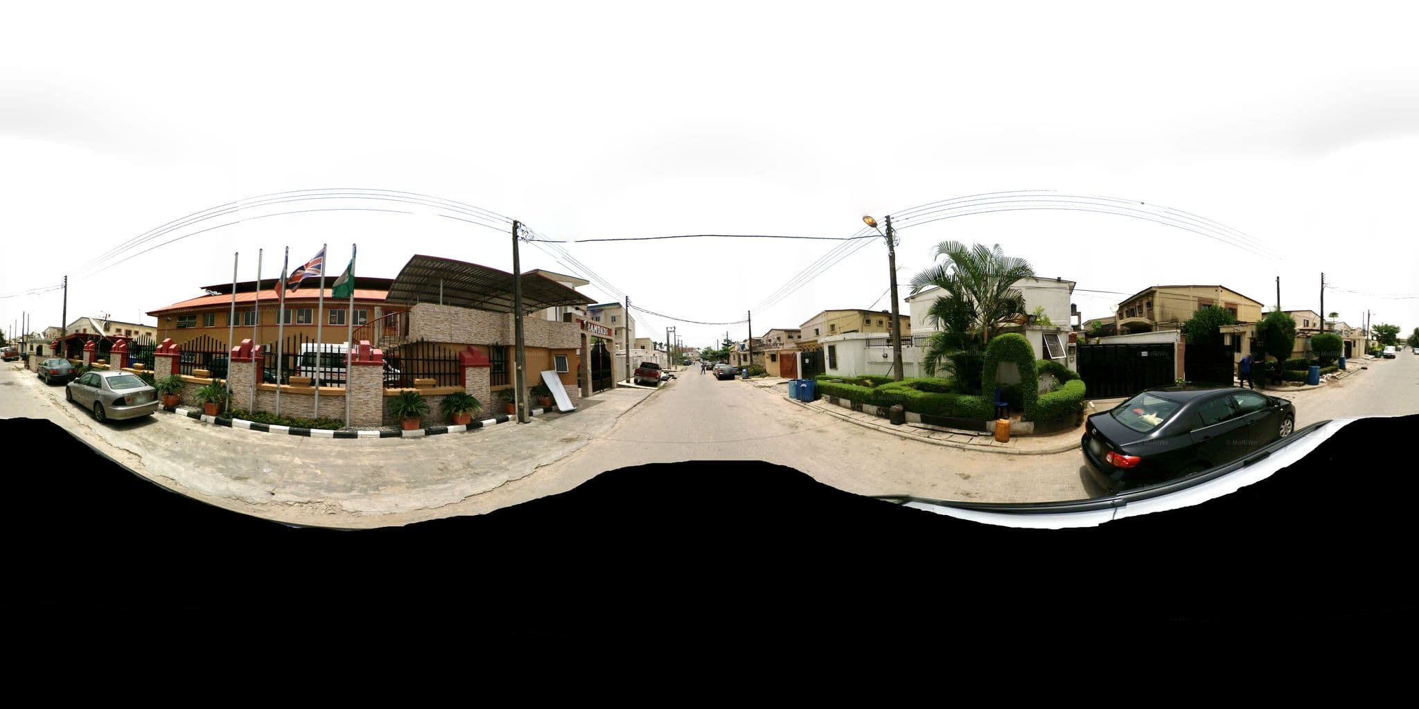 Street view near Ikoyi Fairview Apartments, Obalende — © moriwo (CC BY-SA · Mapillary)