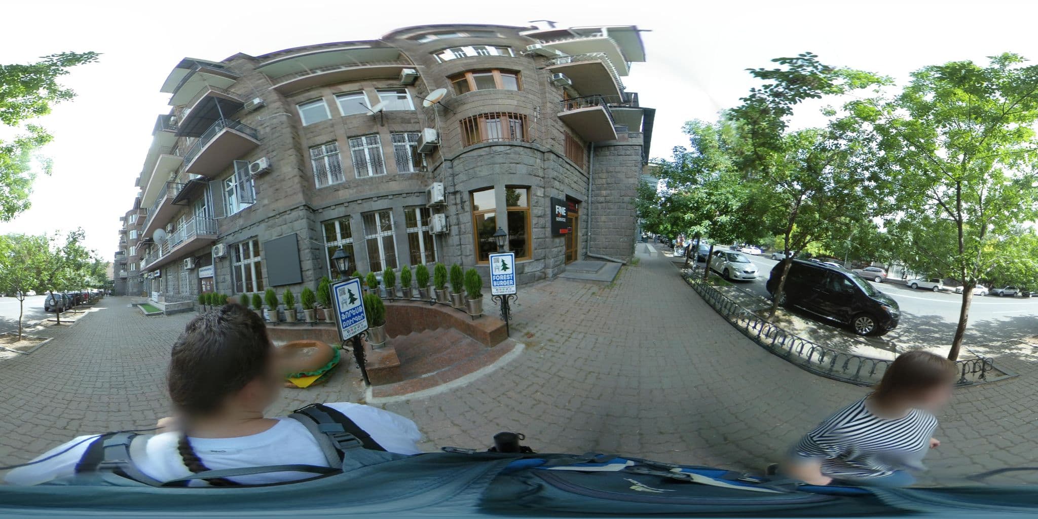 Street view near Retro Hostel & Tours, Yerevan — © vlivyur (CC BY-SA · Mapillary)