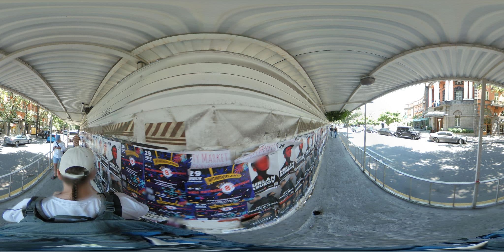 Street view near Grand Hotel Yerevan, an SLH Hotel, Kentron — © vlivyur (CC BY-SA · Mapillary)