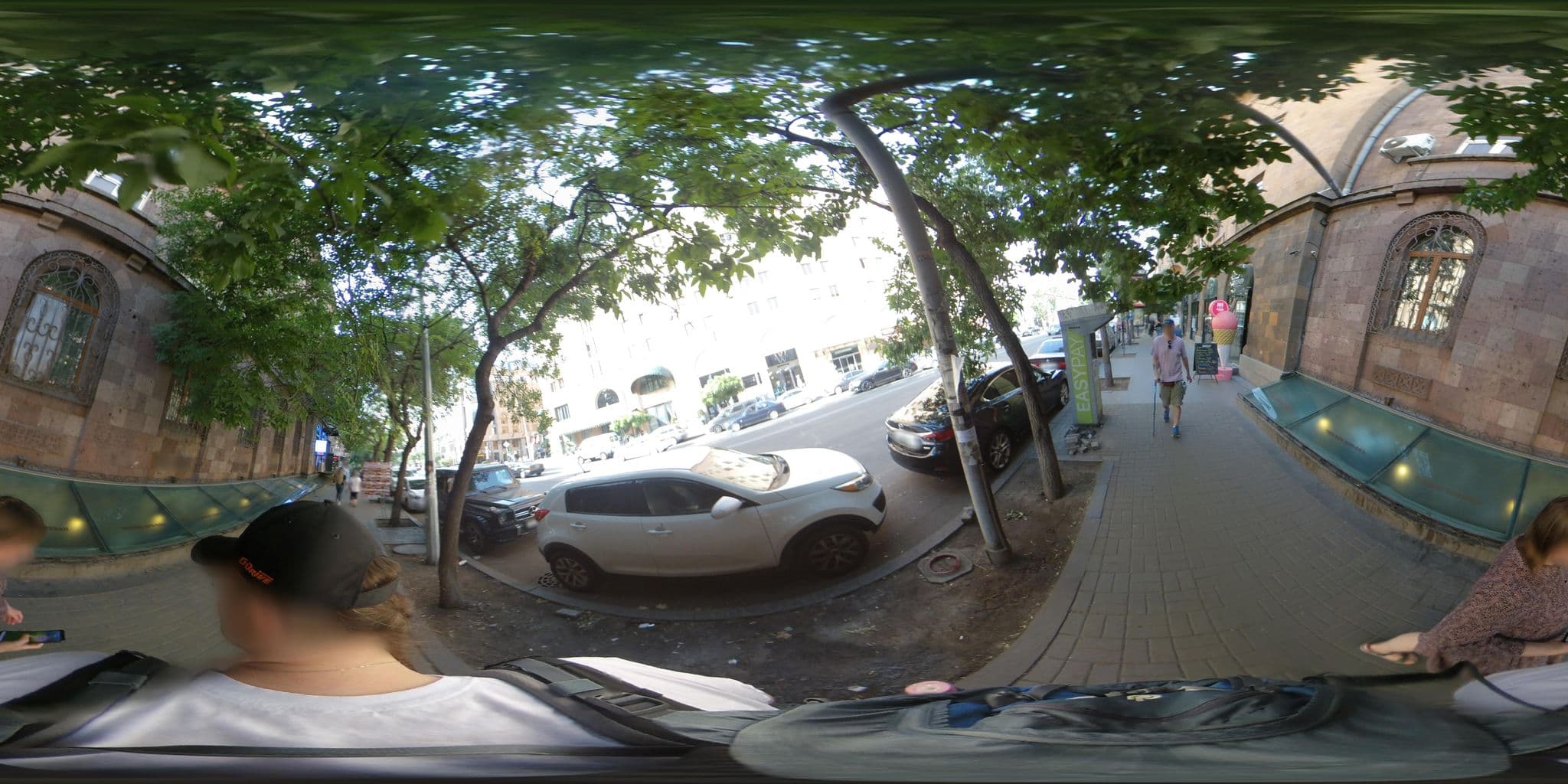 Street view near National Hotel, Yerevan — © vlivyur (CC BY-SA · Mapillary)