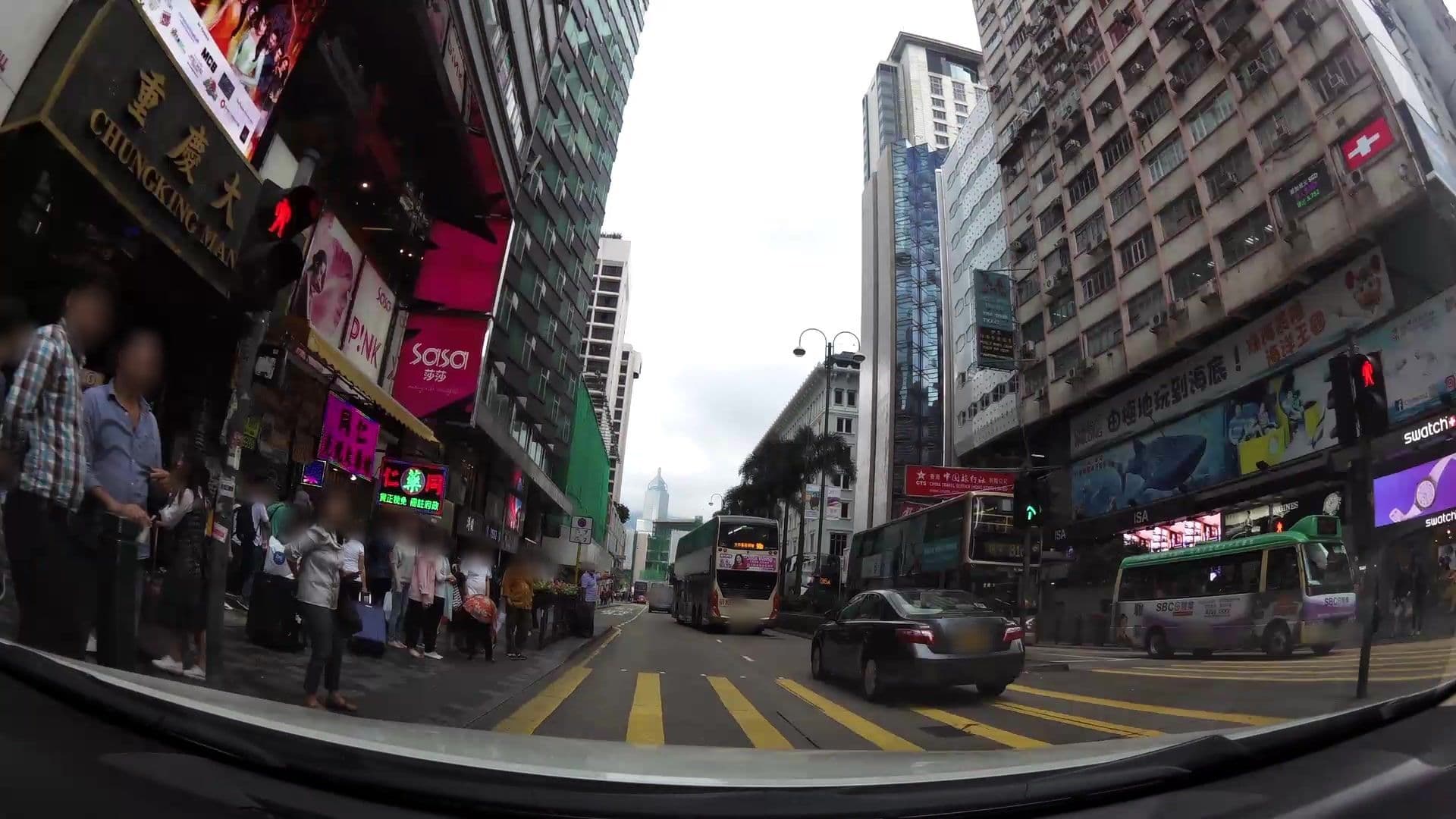 Street view near Kabayan Hostel, Tsim Sha Tsui — © kaartcam (CC BY-SA · Mapillary)
