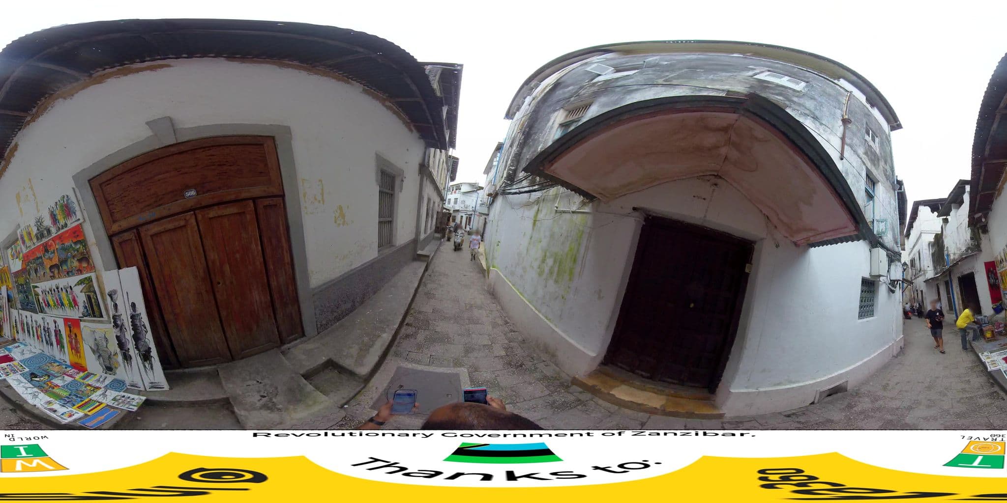 Street view near Zanzibar Spice Nest House, Zanzibar — © federicodebetto (CC BY-SA · Mapillary)