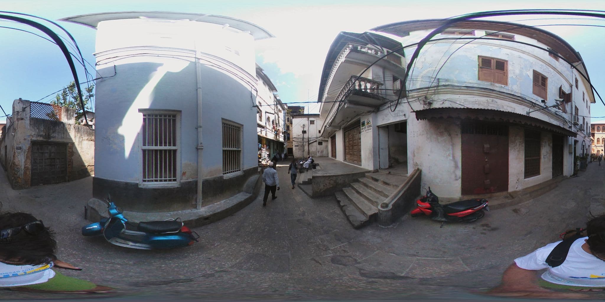 Street view near Bellimena Stonetown, Zanzibar — © chrisbeddow (CC BY-SA · Mapillary)