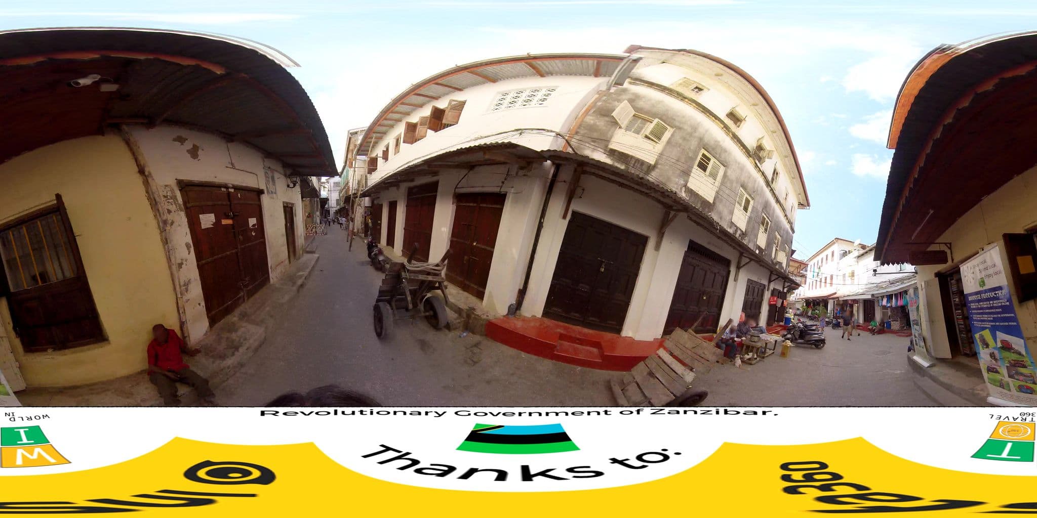 Street view near Emerald Palm Boutique Hotel, Zanzibar, Zanzibar — © federicodebetto (CC BY-SA · Mapillary)