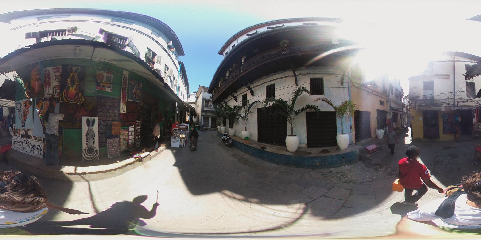 Street view near Hamza hostel zanzibar, Zanzibar — © chrisbeddow (CC BY-SA · Mapillary)