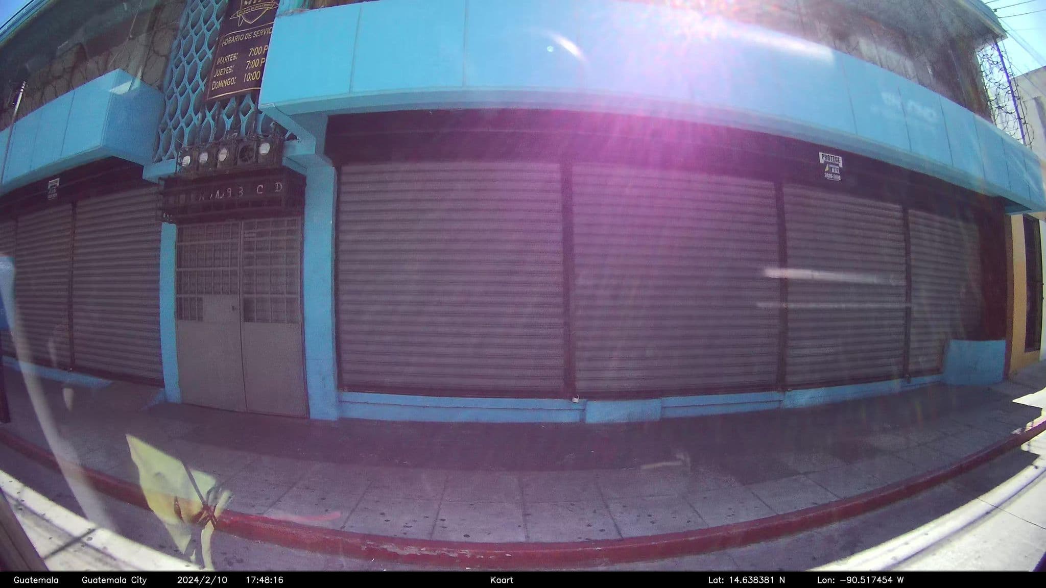 Street view near Hotel Asunción, Guatemala City — © kaart_2 (CC BY-SA · Mapillary)