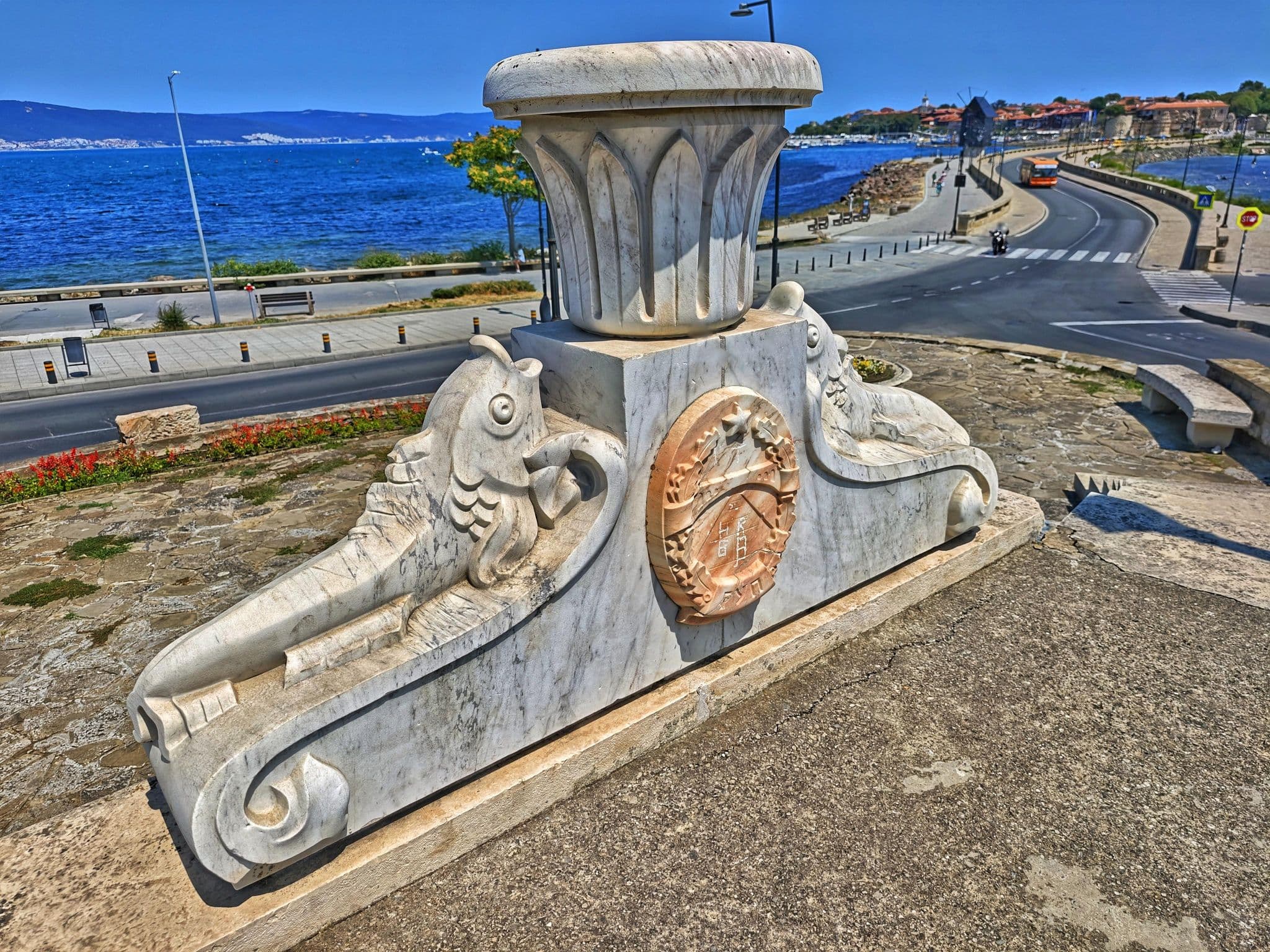 Street view near The Mill Boutique Hotel, Nesebar — © km2bp (CC BY-SA · Mapillary)