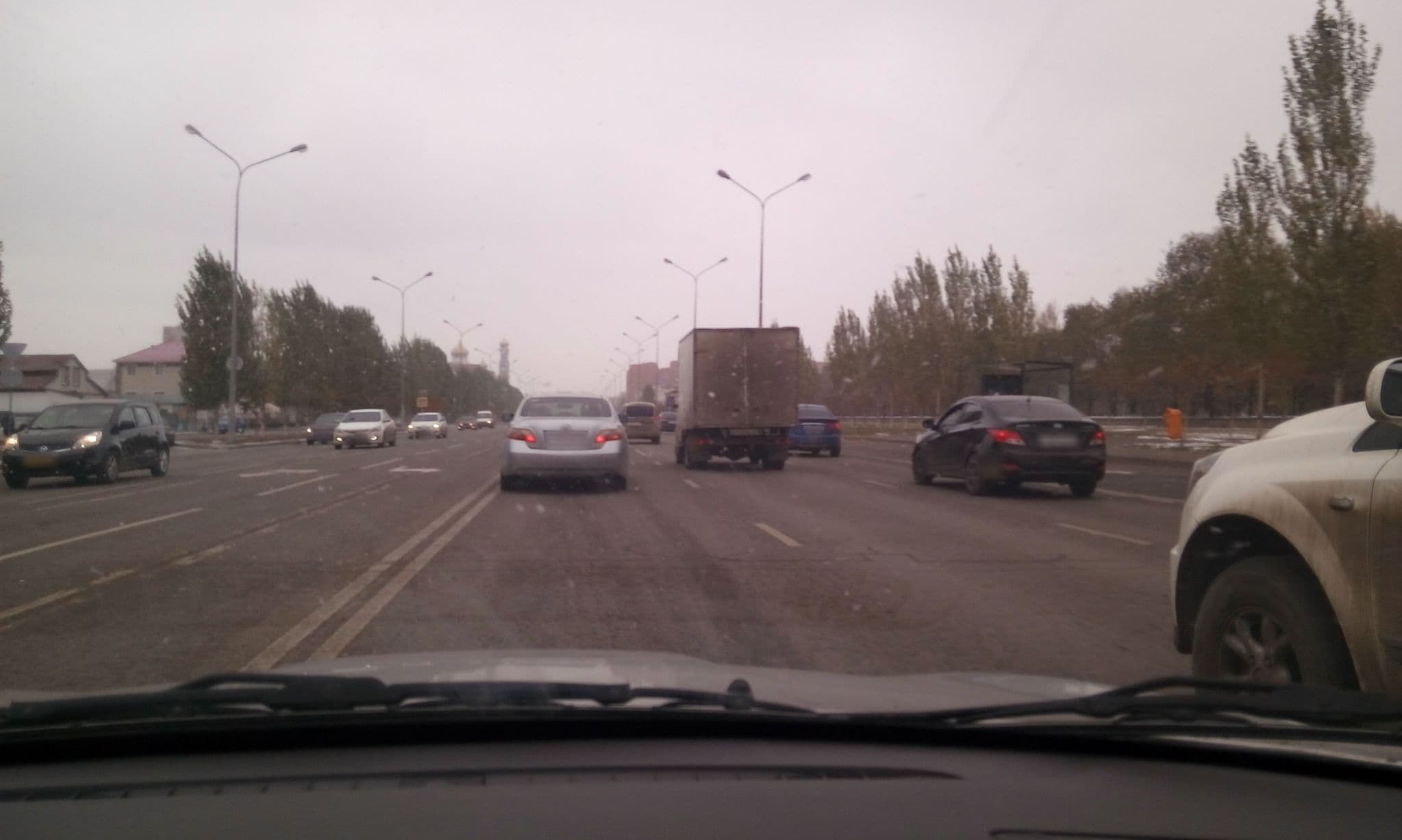 Street view near Hotel Aner, Astana — © tulegen (CC BY-SA · Mapillary)