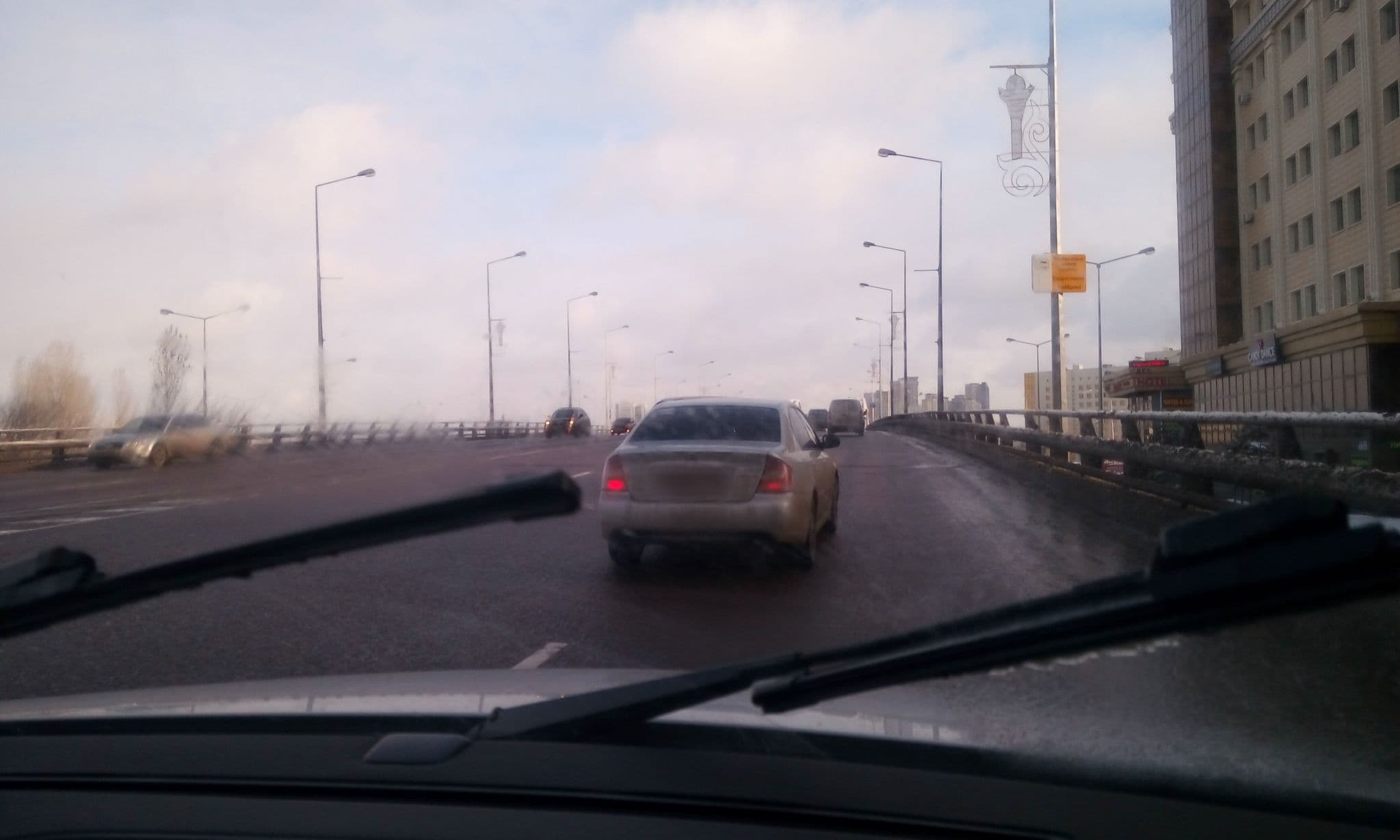 Street view near Bed and Breakfast, Astana — © nurzhan (CC BY-SA · Mapillary)