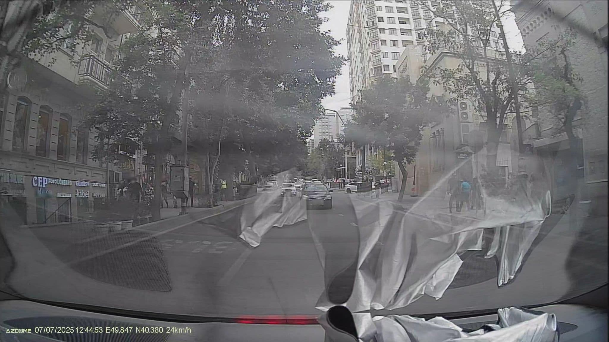 Street view near AL Buraq Tourism Hostel Baku, Baku — © aydinff (CC BY-SA · Mapillary)