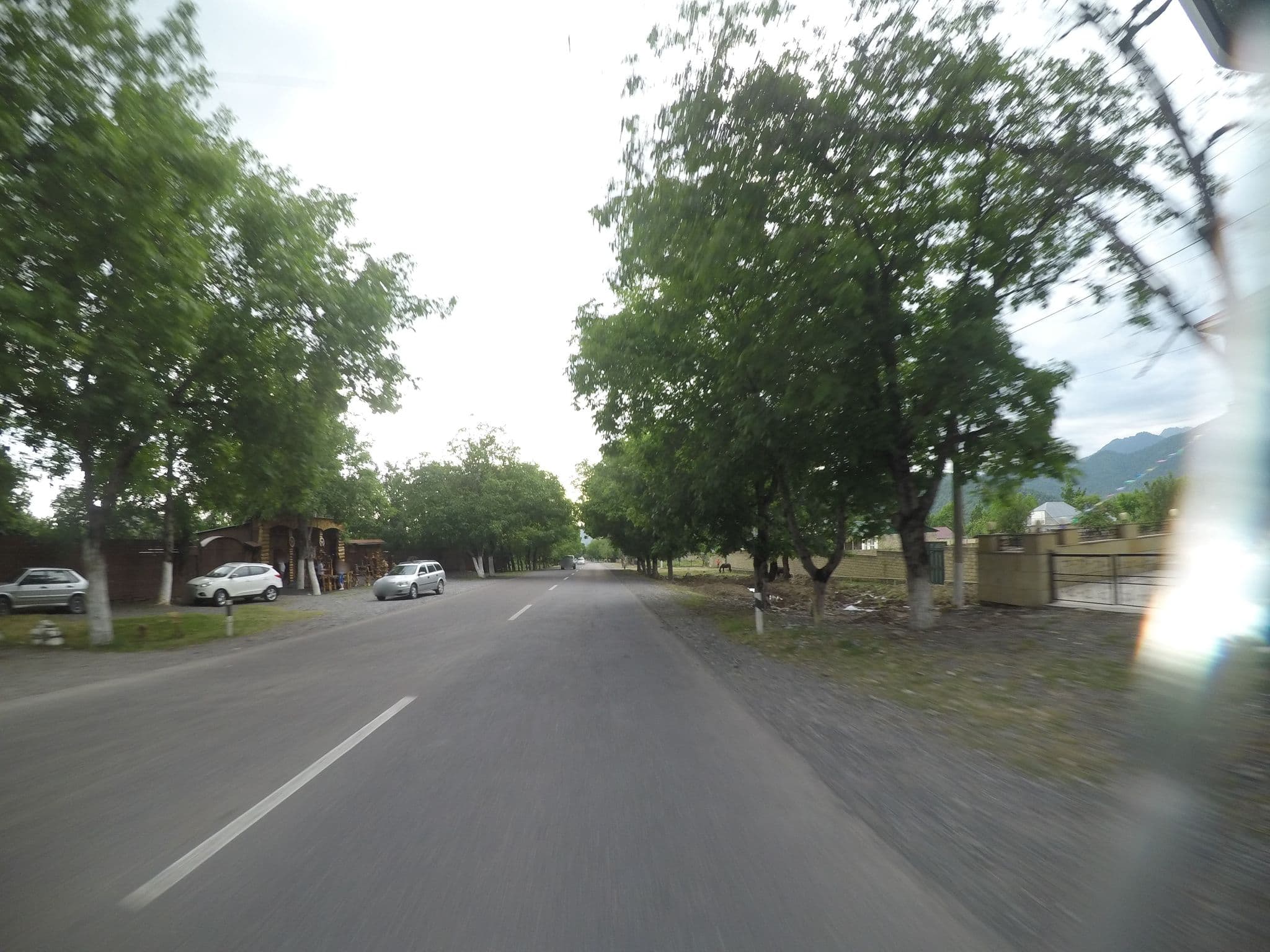 Street view near Elelef Park hotel Gabala, Qabala — © westbam (CC BY-SA · Mapillary)