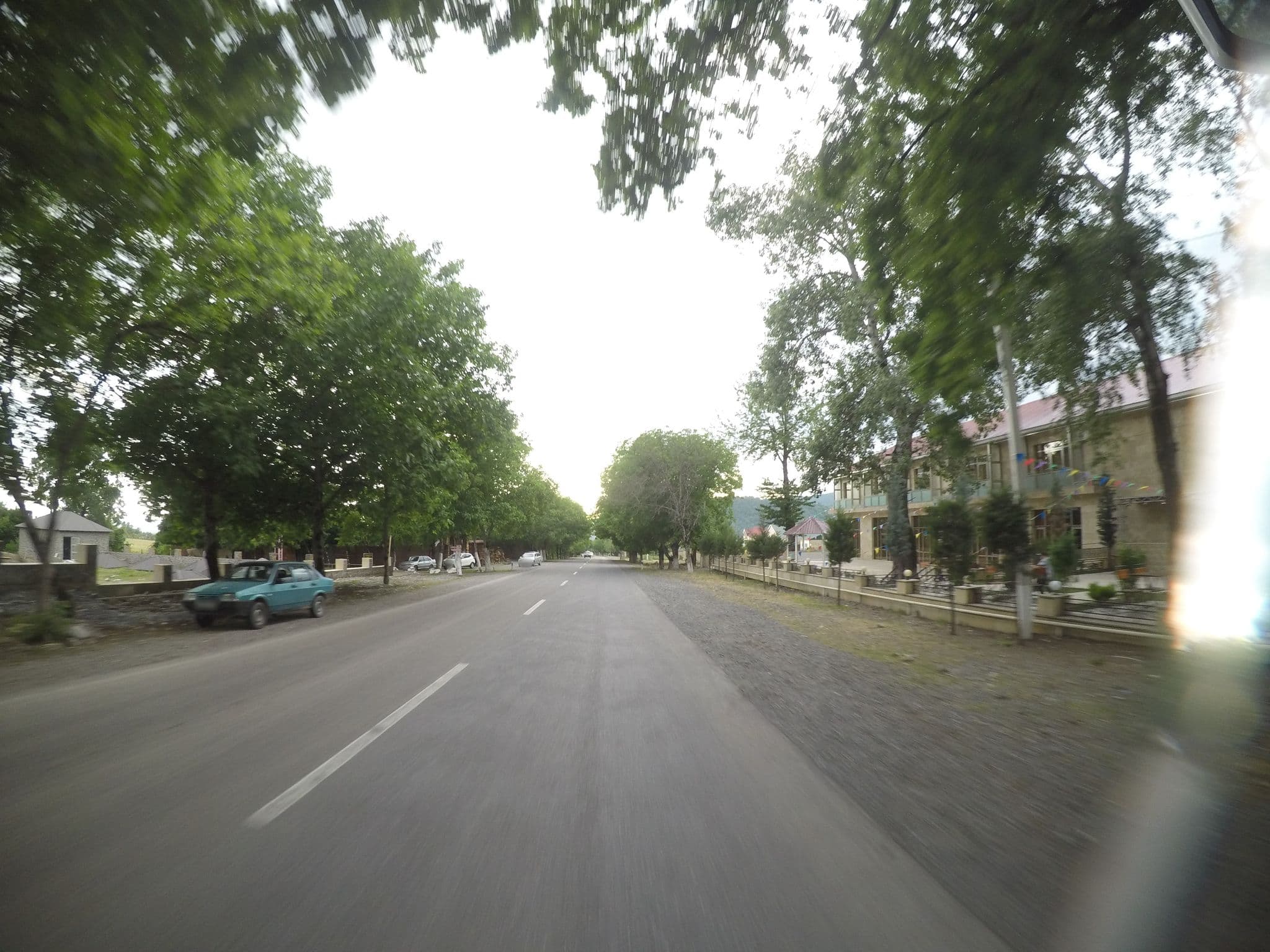 Street view near Bliss Hotel Restaurant Gabala, Qabala — © westbam (CC BY-SA · Mapillary)