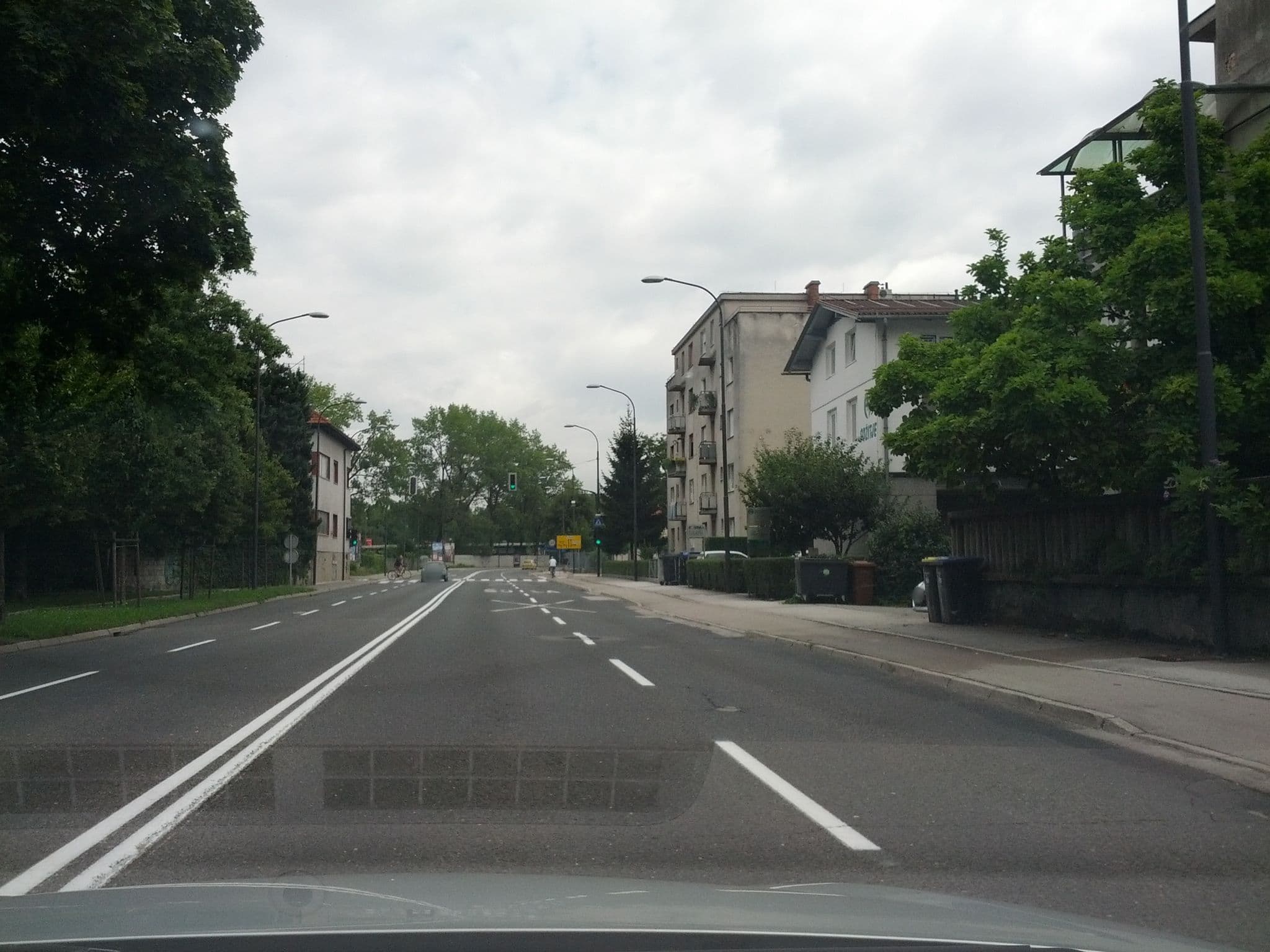 Street view near Apartma Sonček, Ljubljana — © lesko987 (CC BY-SA · Mapillary)