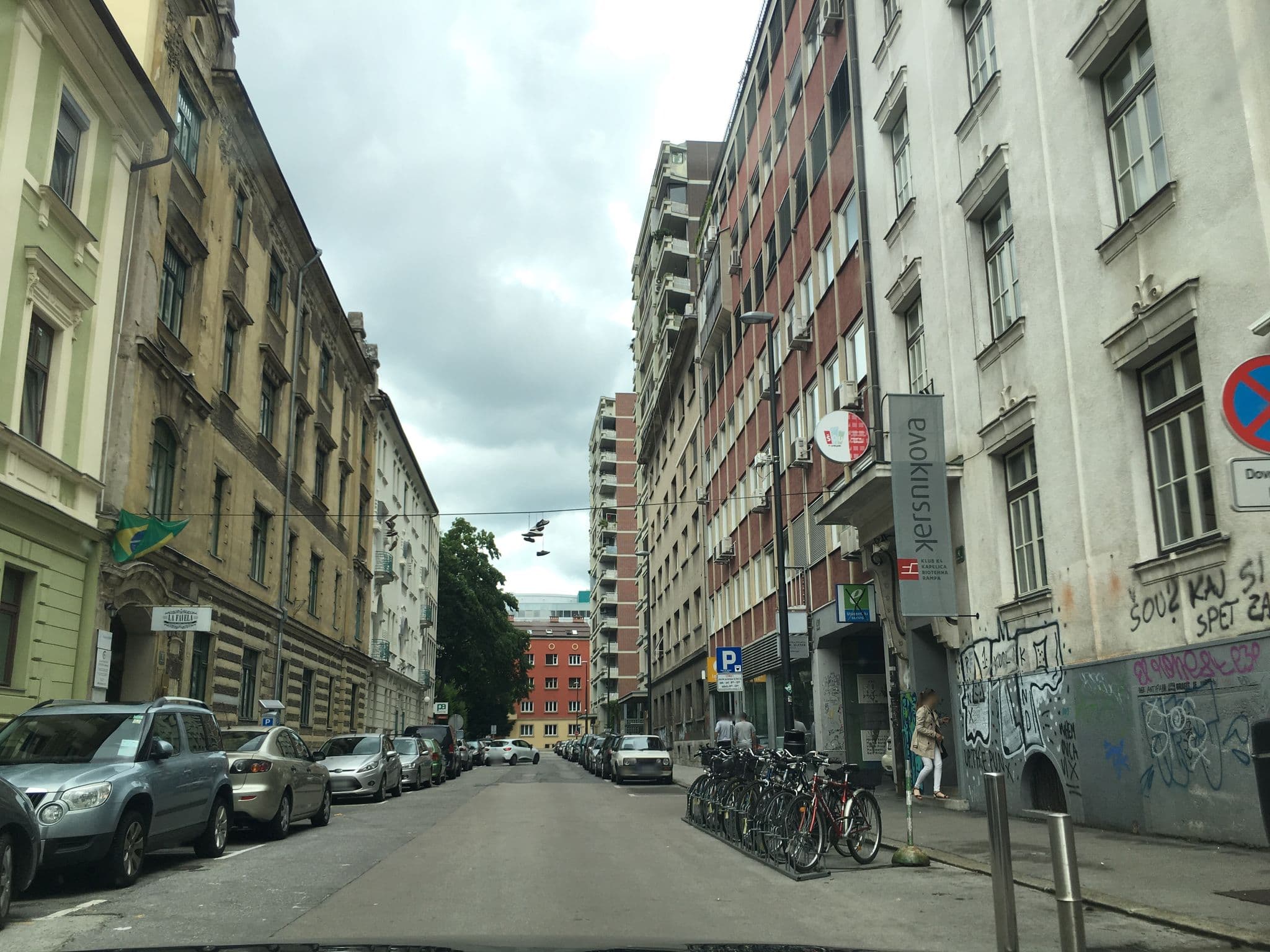 Street view near Hostel K6, Ljubljana — © tas50 (CC BY-SA · Mapillary)