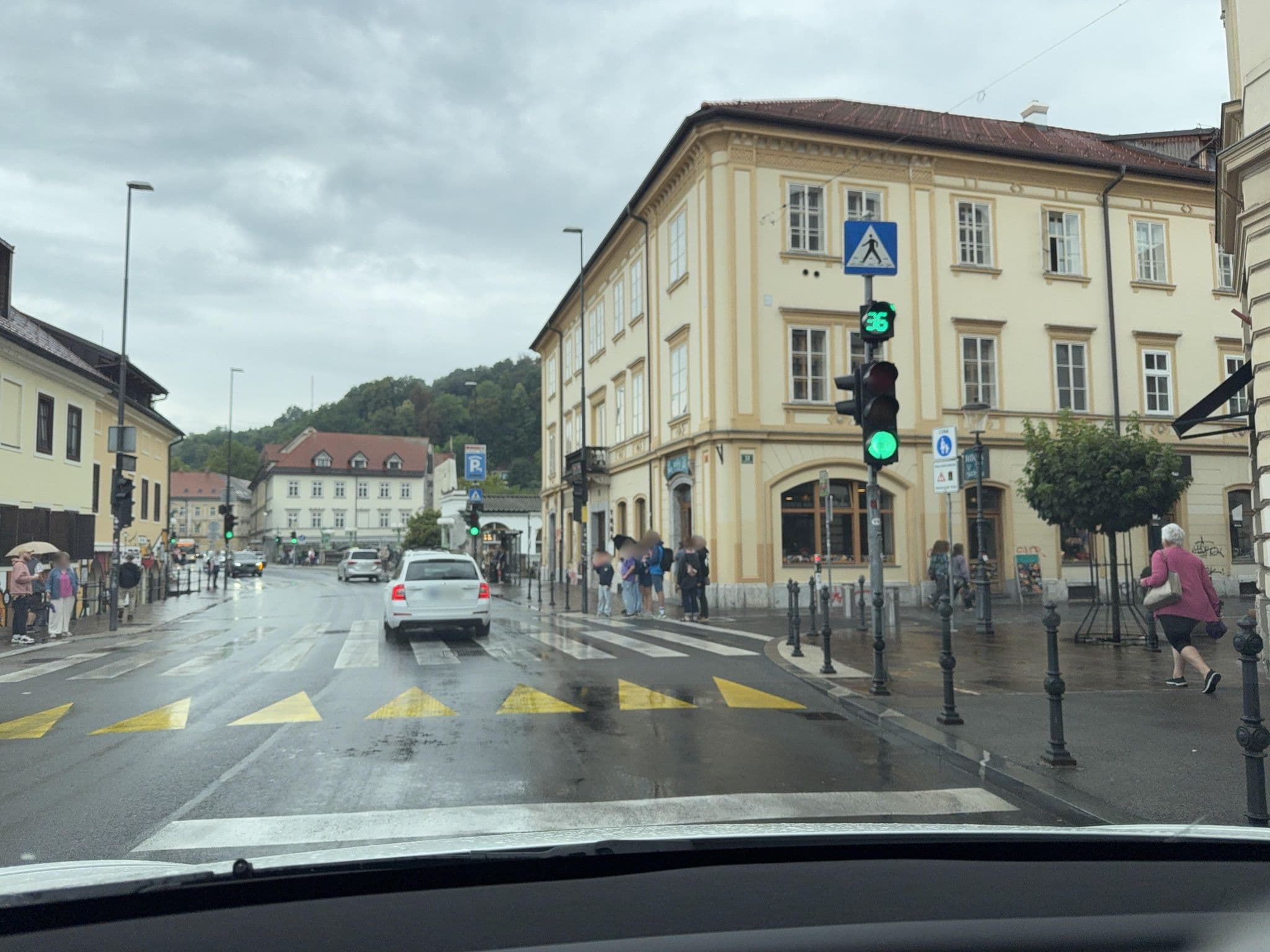 Street view near Seherazada hostel, Ljubljana — © ottor (CC BY-SA · Mapillary)