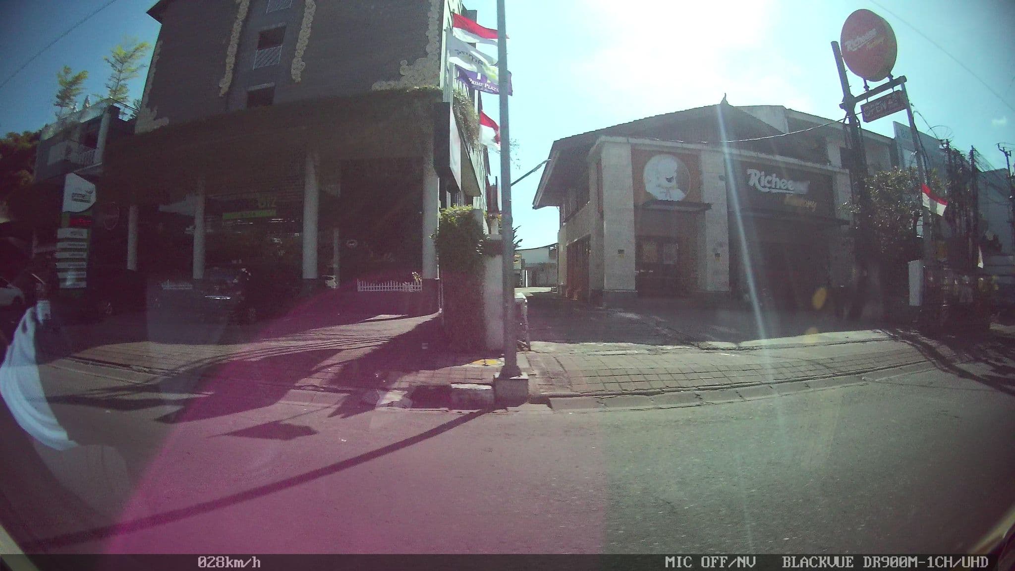 Street view near Primebiz Hotel, Kuta
