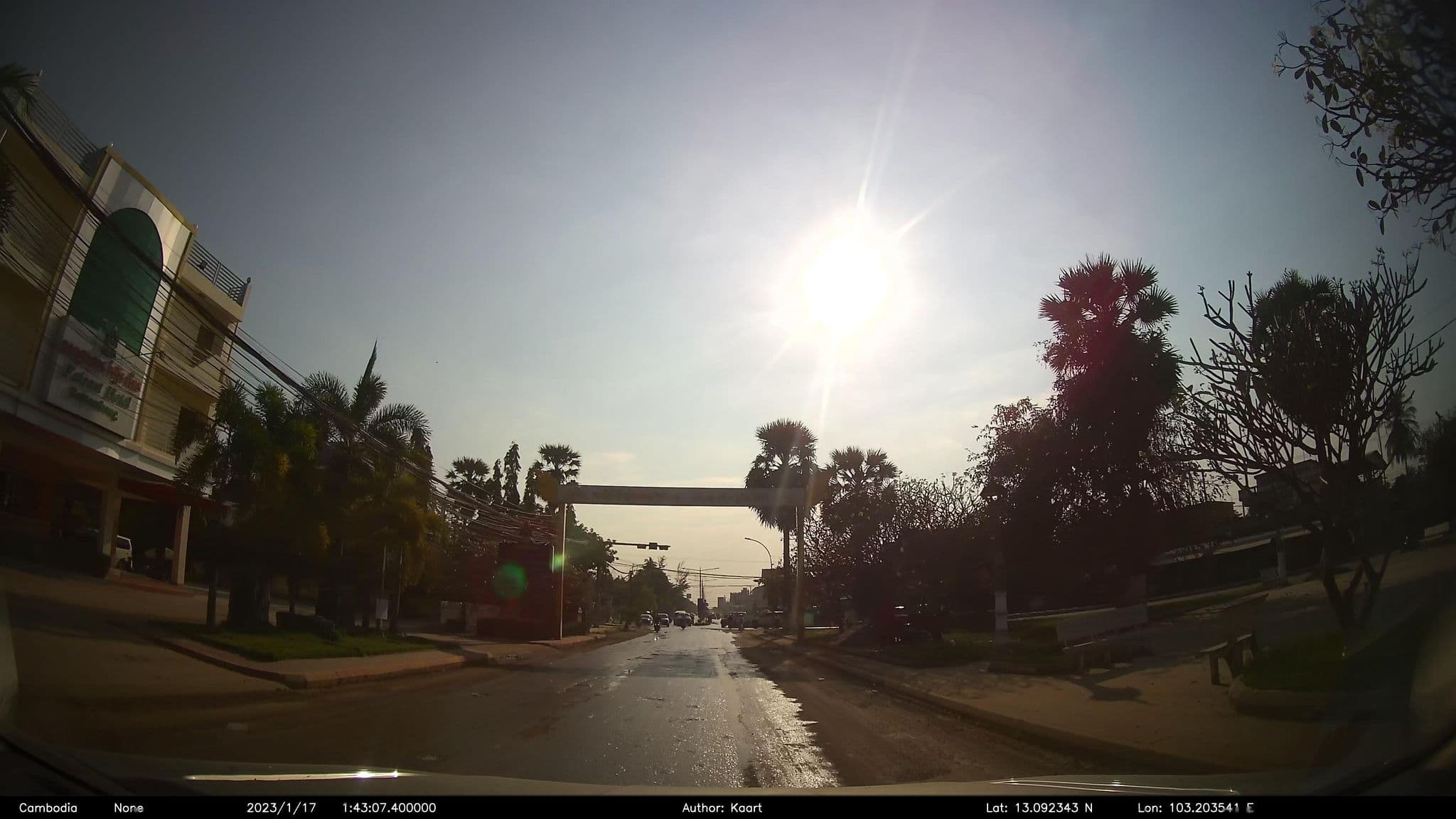 Street view near Fairest Hotel, Battambang — © kaart_2 (CC BY-SA · Mapillary)
