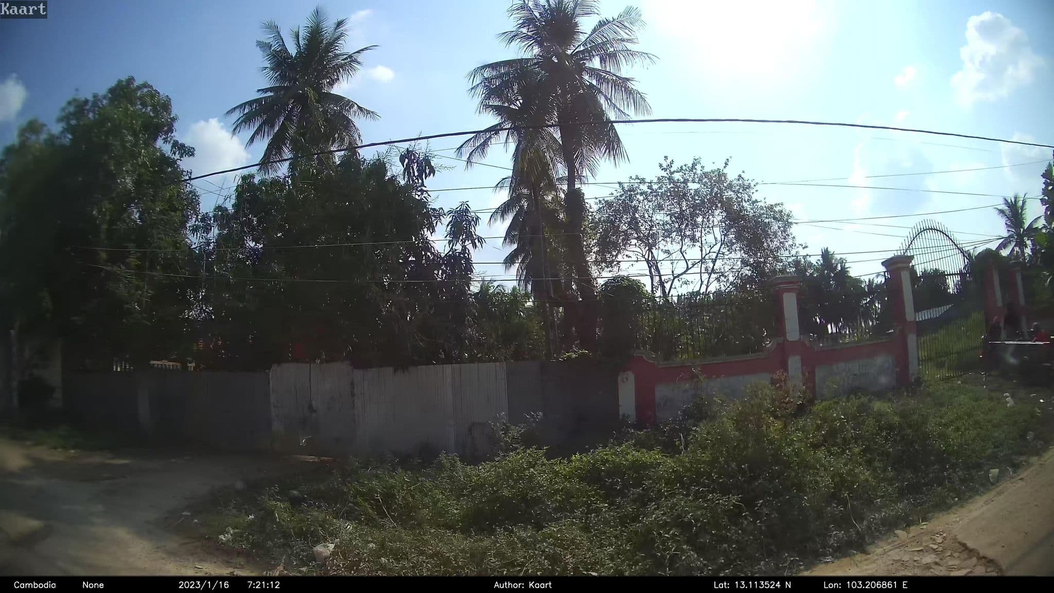 Street view near Battambang My Homestay, Battambang — © kaart_2 (CC BY-SA · Mapillary)