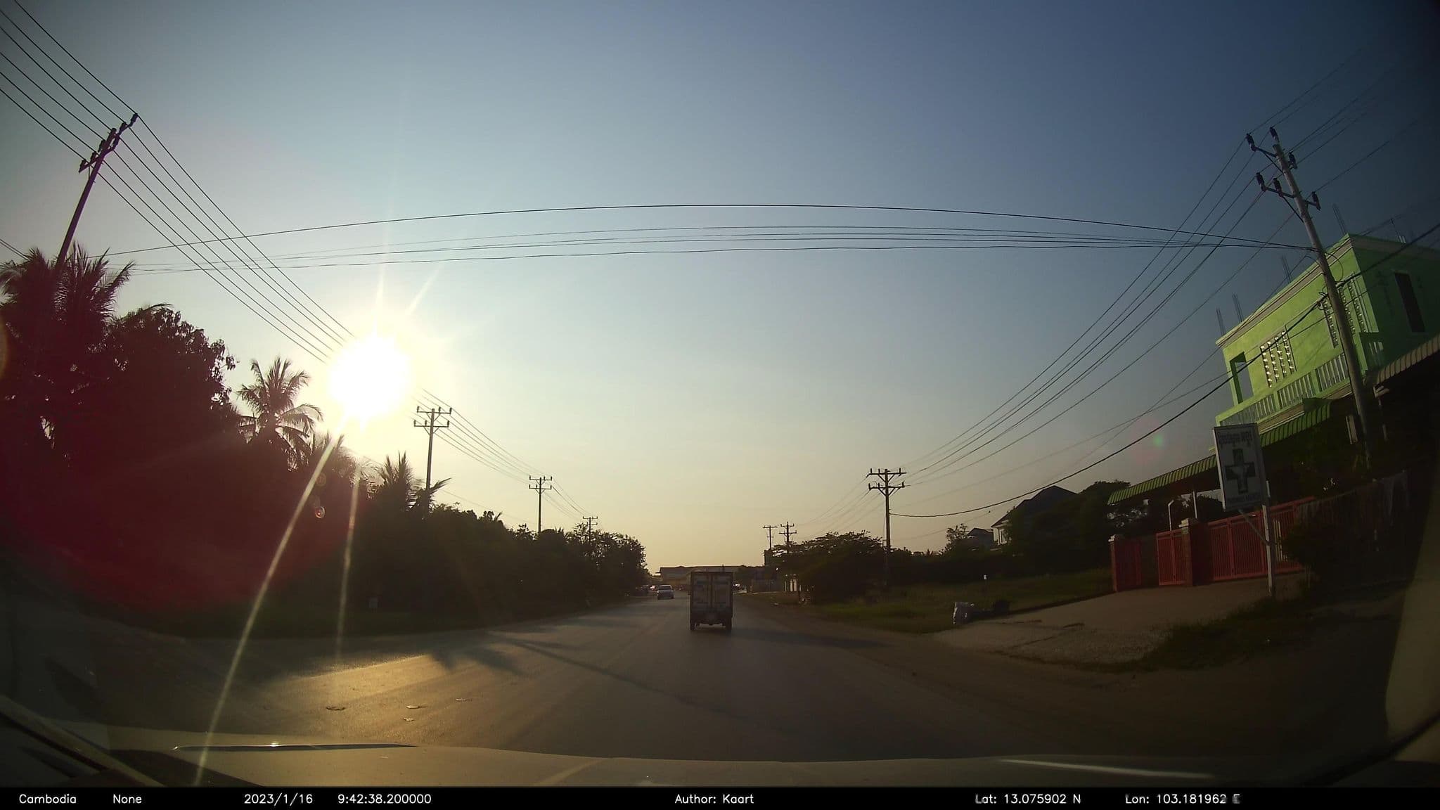 Street view near Gas station by my home BB, Battambang — © kaart_2 (CC BY-SA · Mapillary)