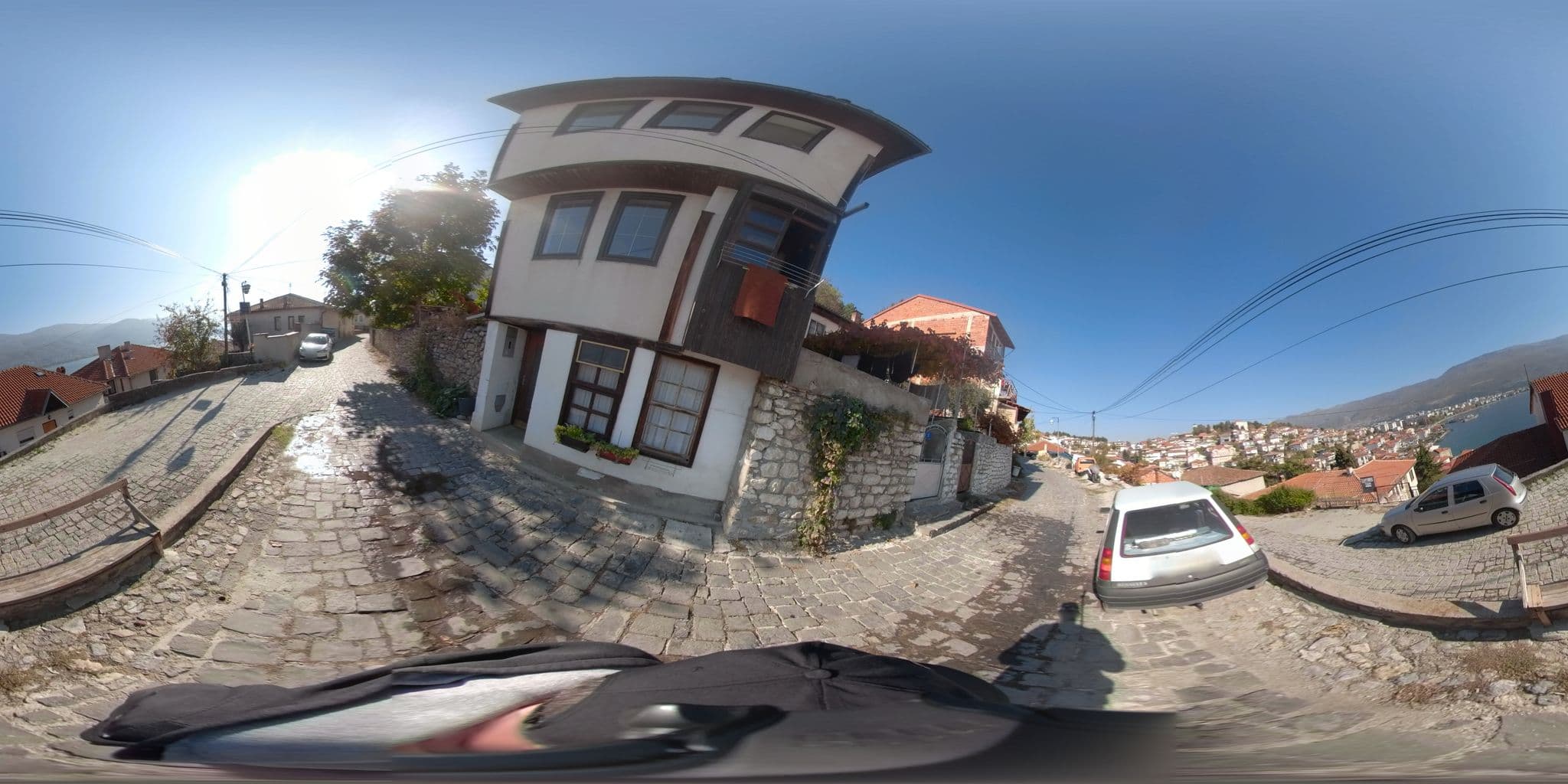 Street view near Villa NIKI Ohrid By Germanoff, Ohrid — © thodorisvakkas (CC BY-SA · Mapillary)