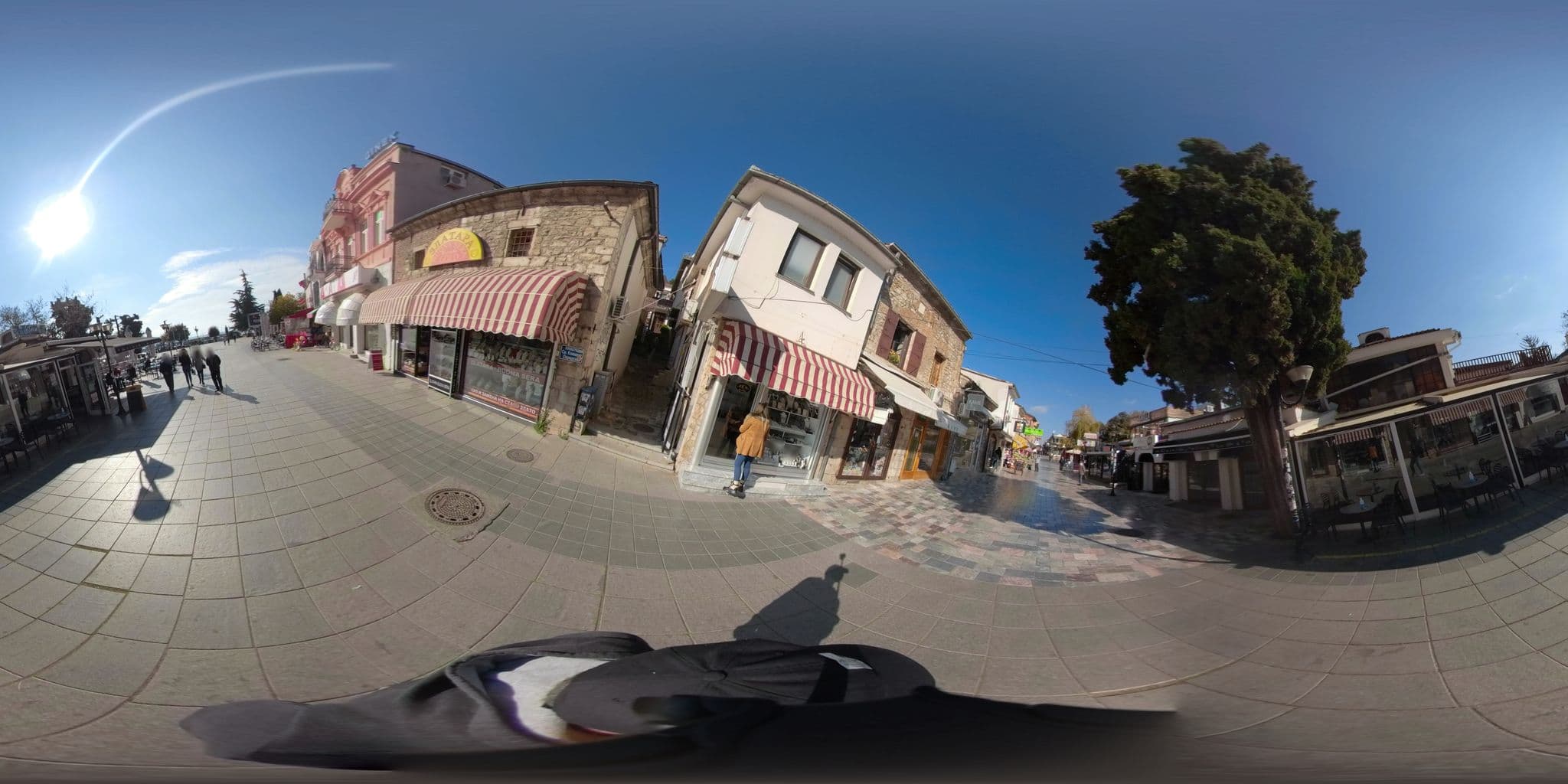 Street view near Guest House Ginek, Ohrid — © thodorisvakkas (CC BY-SA · Mapillary)