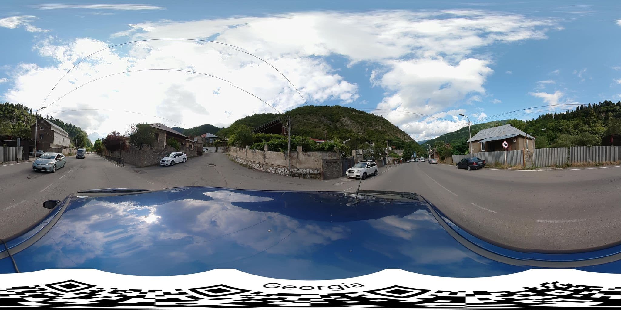 Street view near Camp Borjomi Spa Hostel, Borjomi — © bumbeishvili (CC BY-SA · Mapillary)