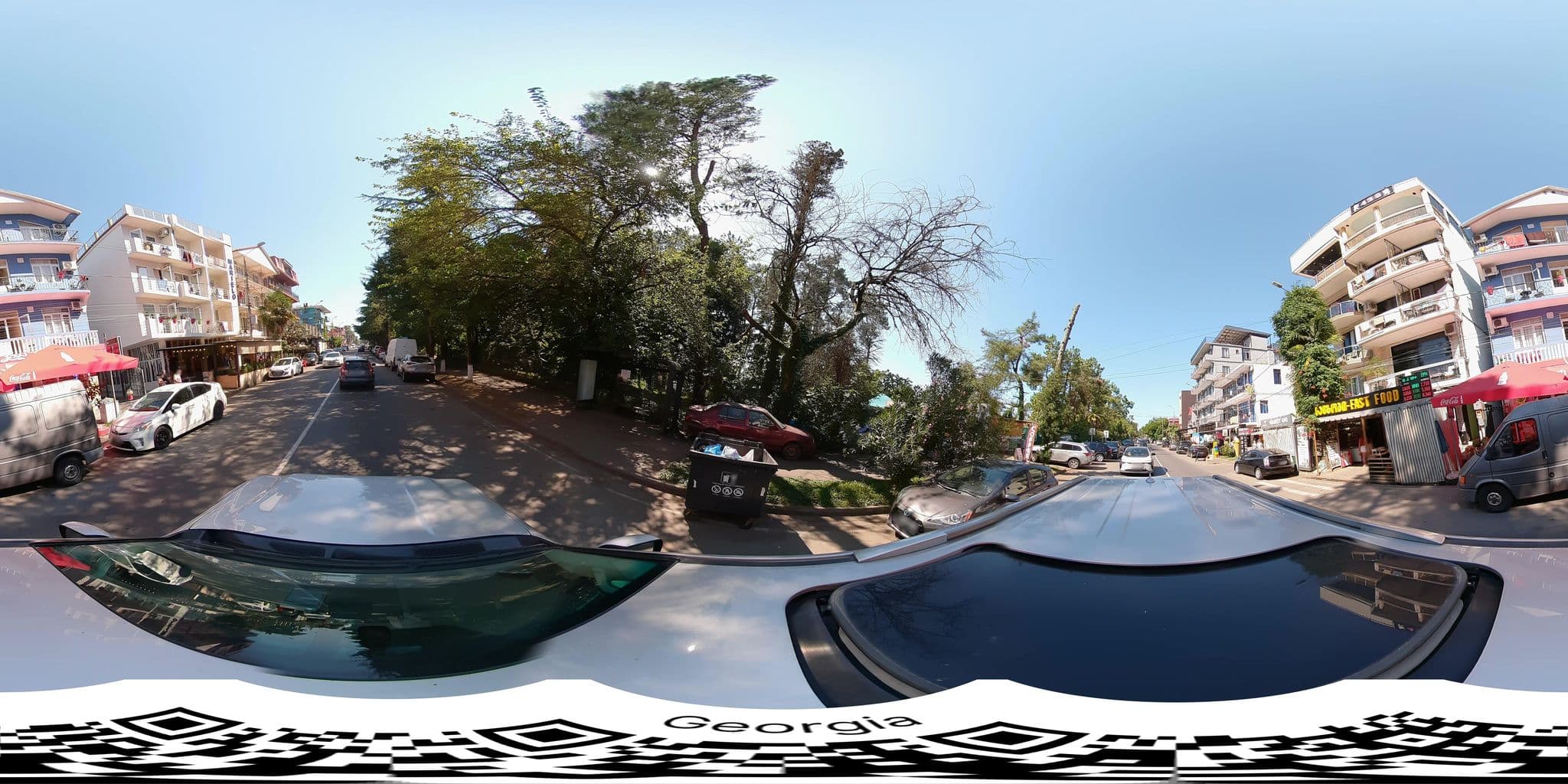 Street view near Smak Kobuleti Guest House, Kobuleti — © bumbeishvili (CC BY-SA · Mapillary)