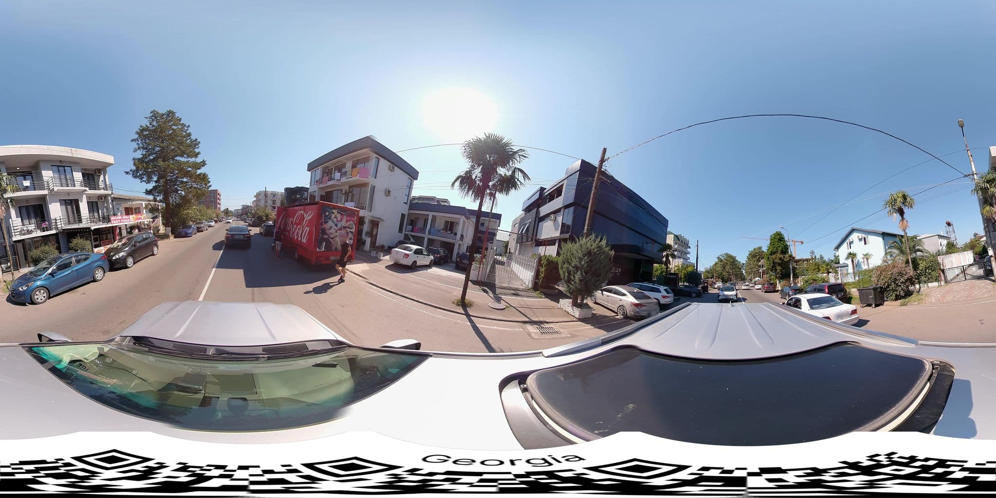 Street view near BALU guest house, Kobuleti — © bumbeishvili (CC BY-SA · Mapillary)