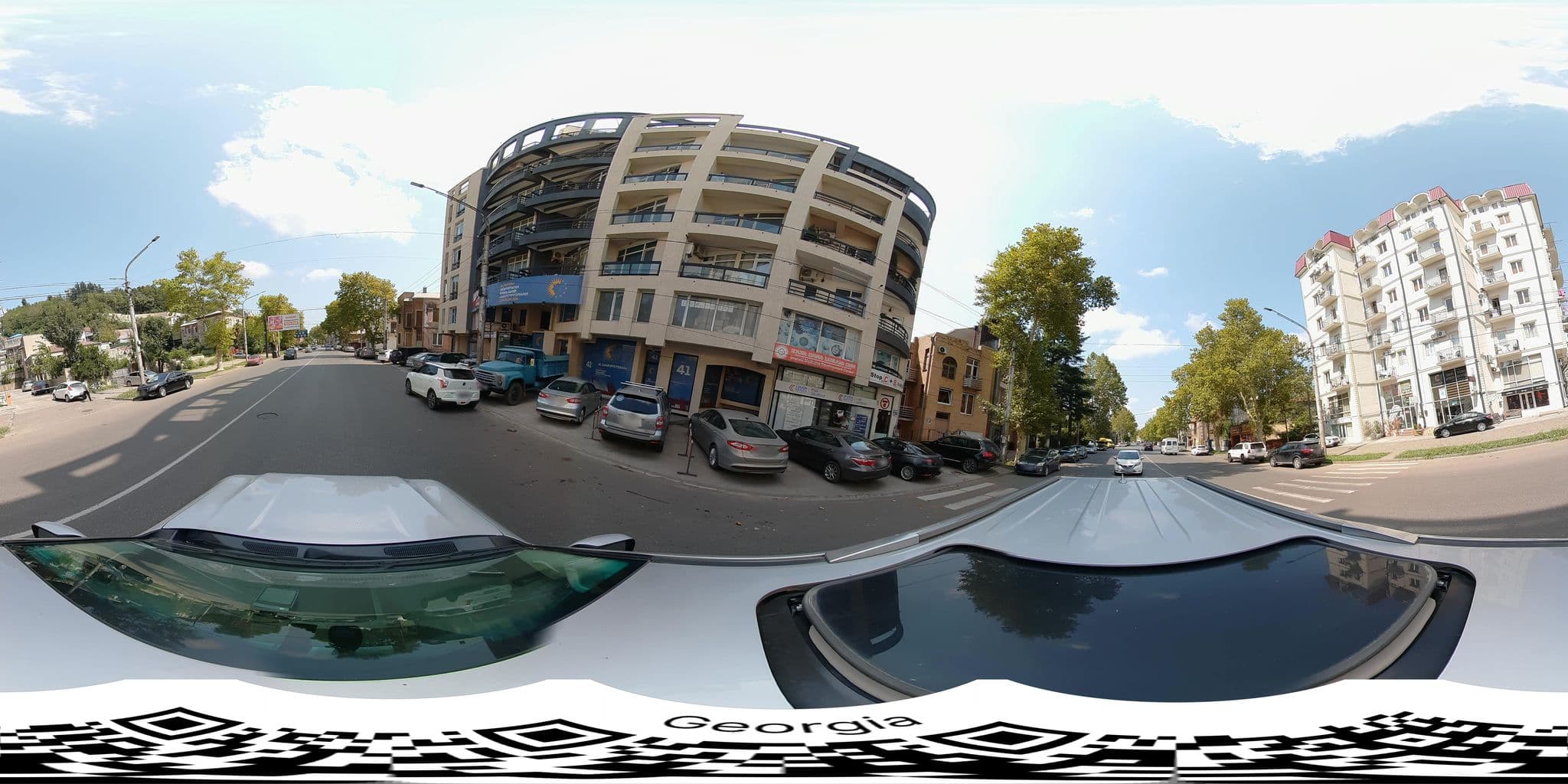 Street view near Kutaisi Central Hotel, Kutaisi — © bumbeishvili (CC BY-SA · Mapillary)