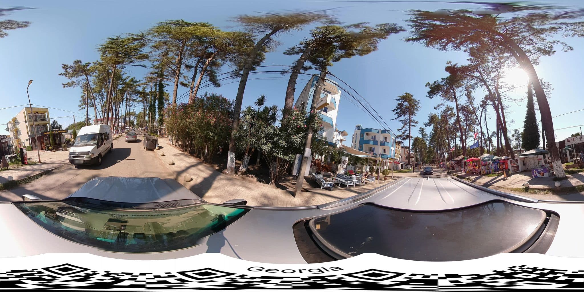 Street view near Ureki white palace, Ureki — © bumbeishvili (CC BY-SA · Mapillary)