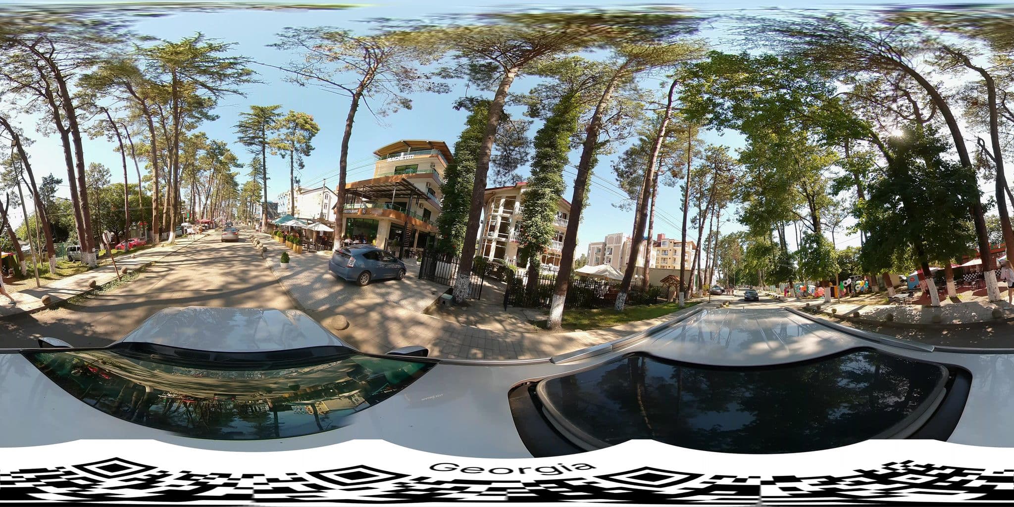 Street view near Magnetiti Hotel, Ureki — © bumbeishvili (CC BY-SA · Mapillary)