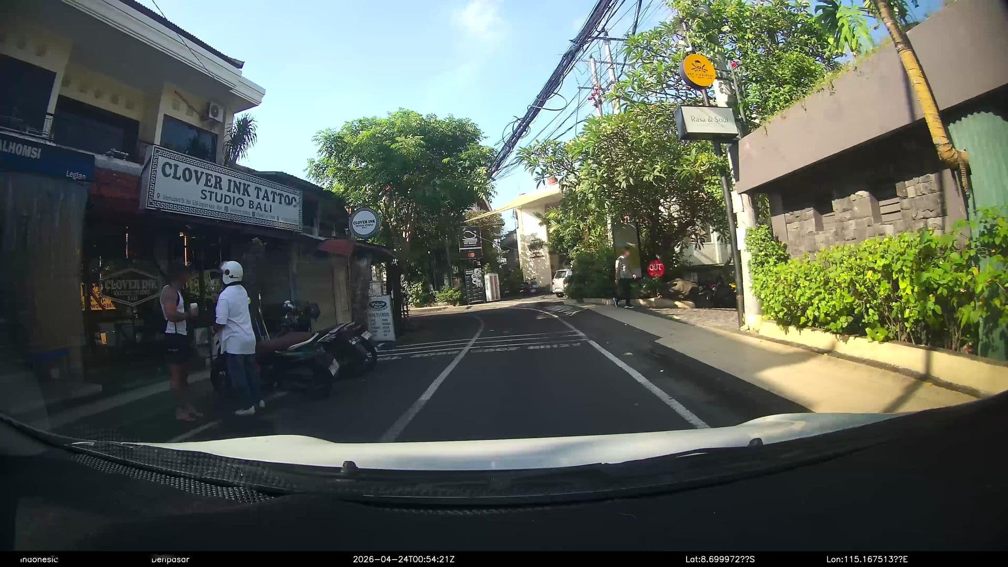 Street view near Baleka Resort & Spa, Legian