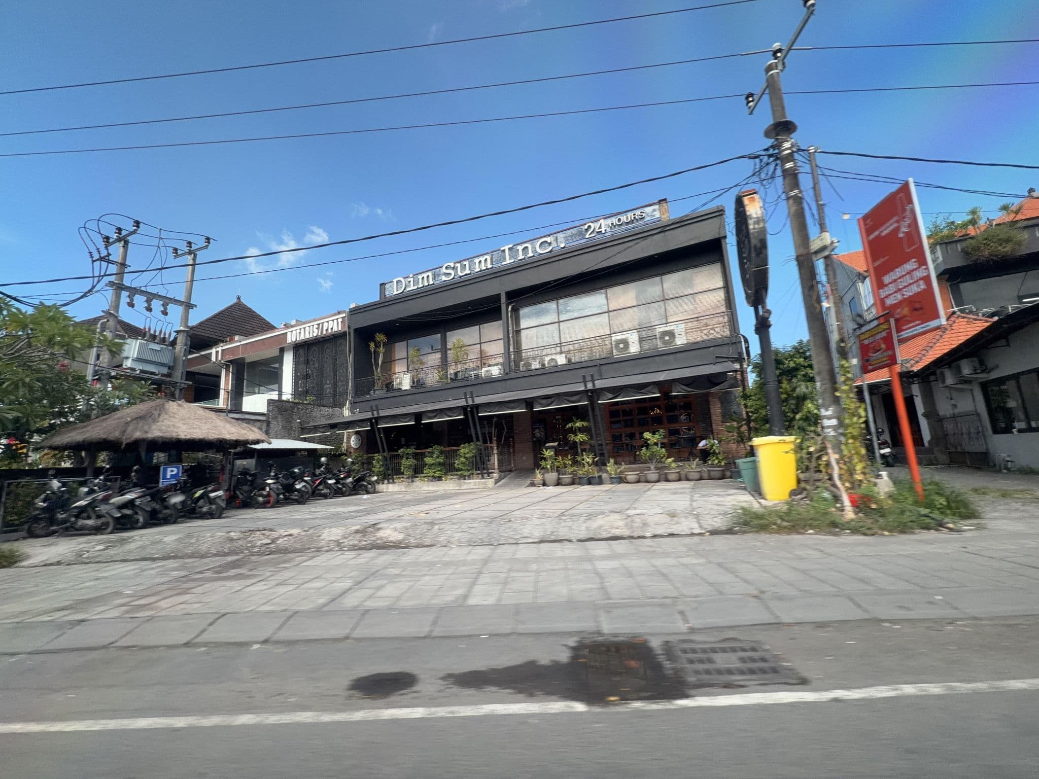 Street view near Grand Kuta Hotel and Residence, Legian